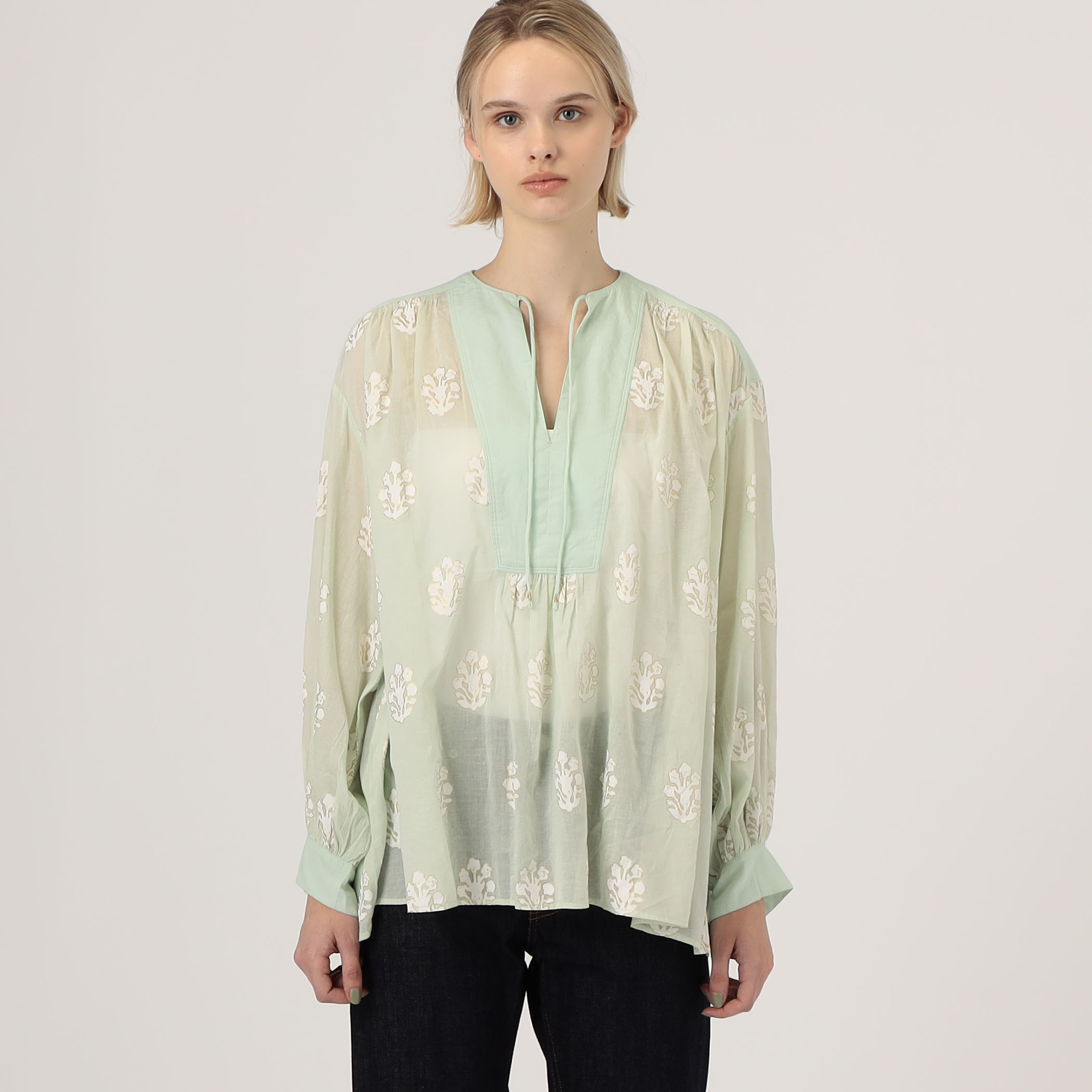 ne Quittez pas COTTON VOILE SEDUM ブラウス｜トゥモローランド 公式通販