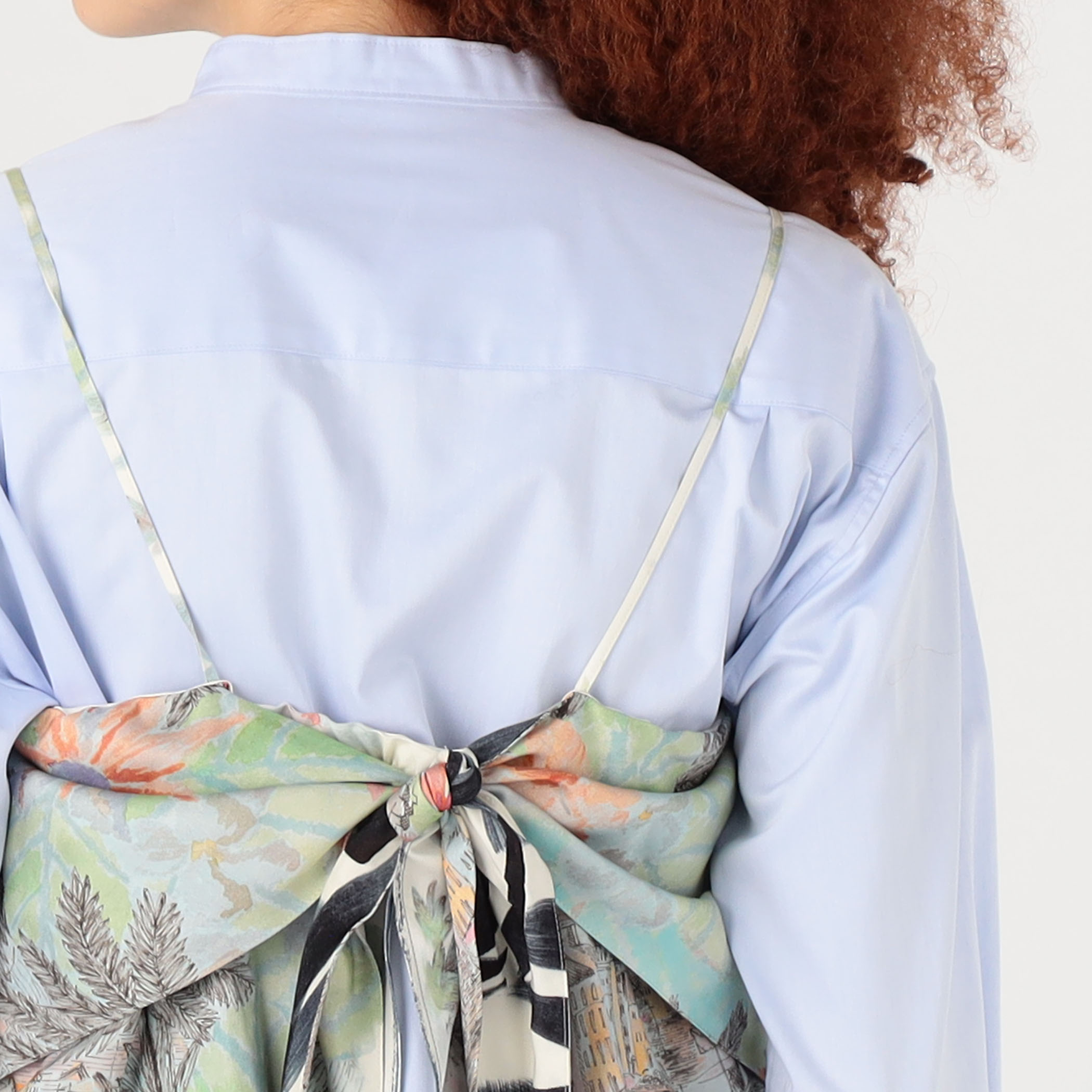 スカーフプリント キャミソールブラウス｜トゥモローランド 公式通販