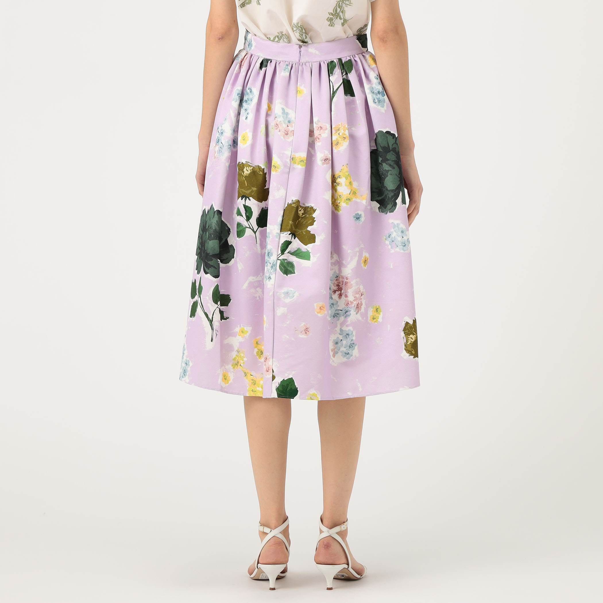 ERDEM GATHERED MIDI スカート｜トゥモローランド 公式サイト