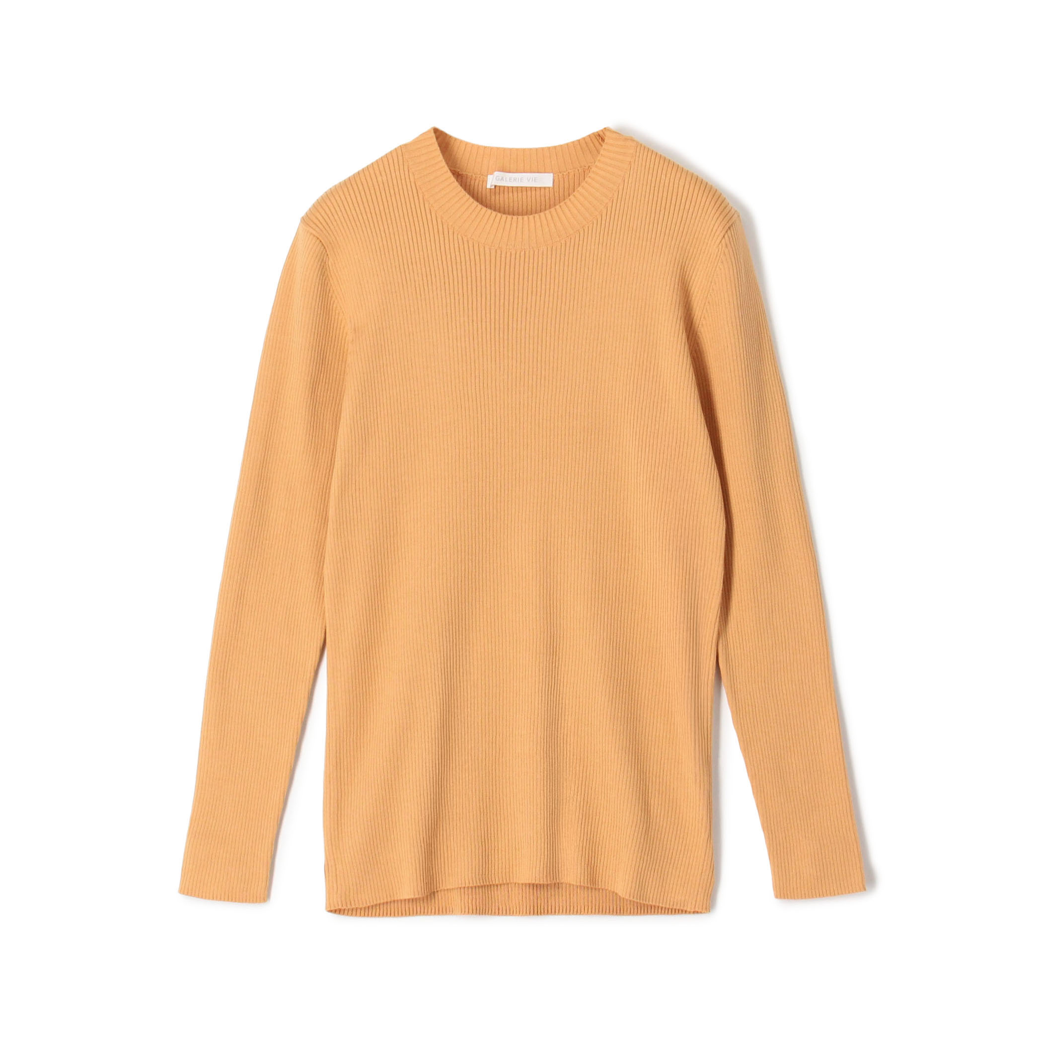 ギザコットンリブ クルーネックプルオーバー