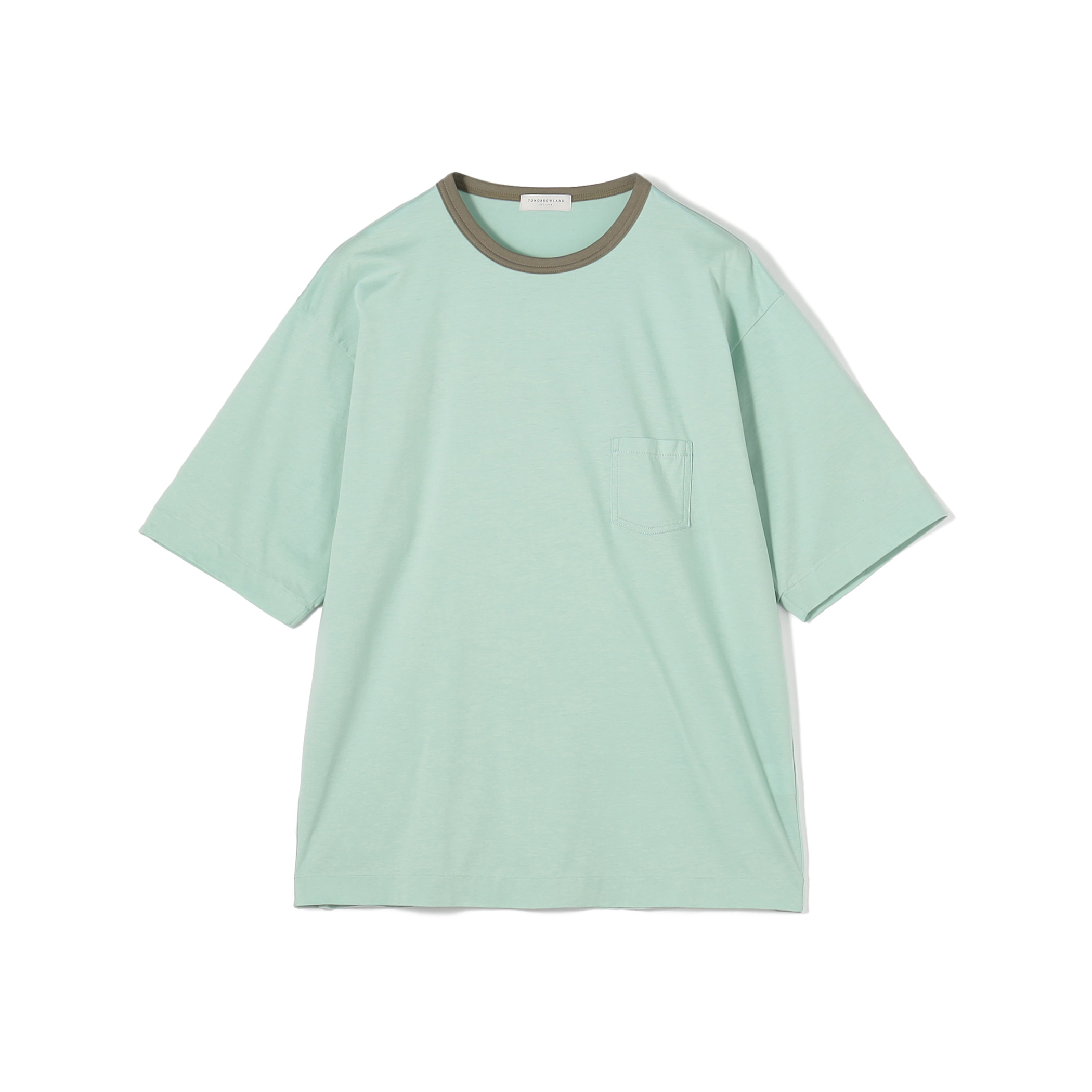 コットンシルク高密度天竺 リンガーTシャツ