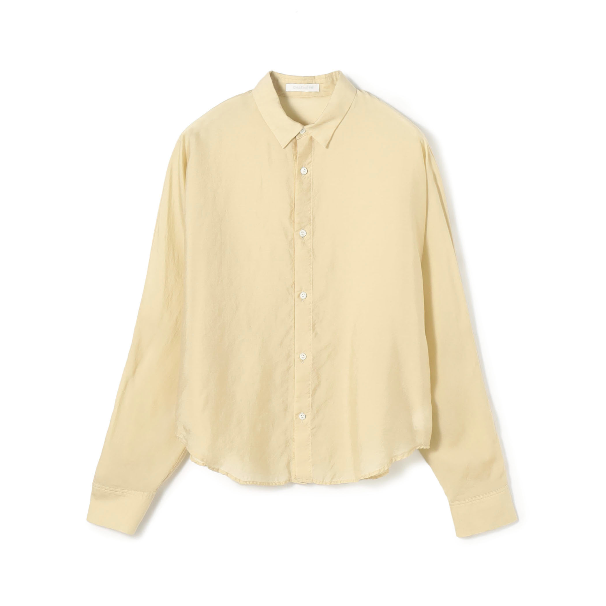 セルロースシルクブロード ドルマンスリーブシャツ