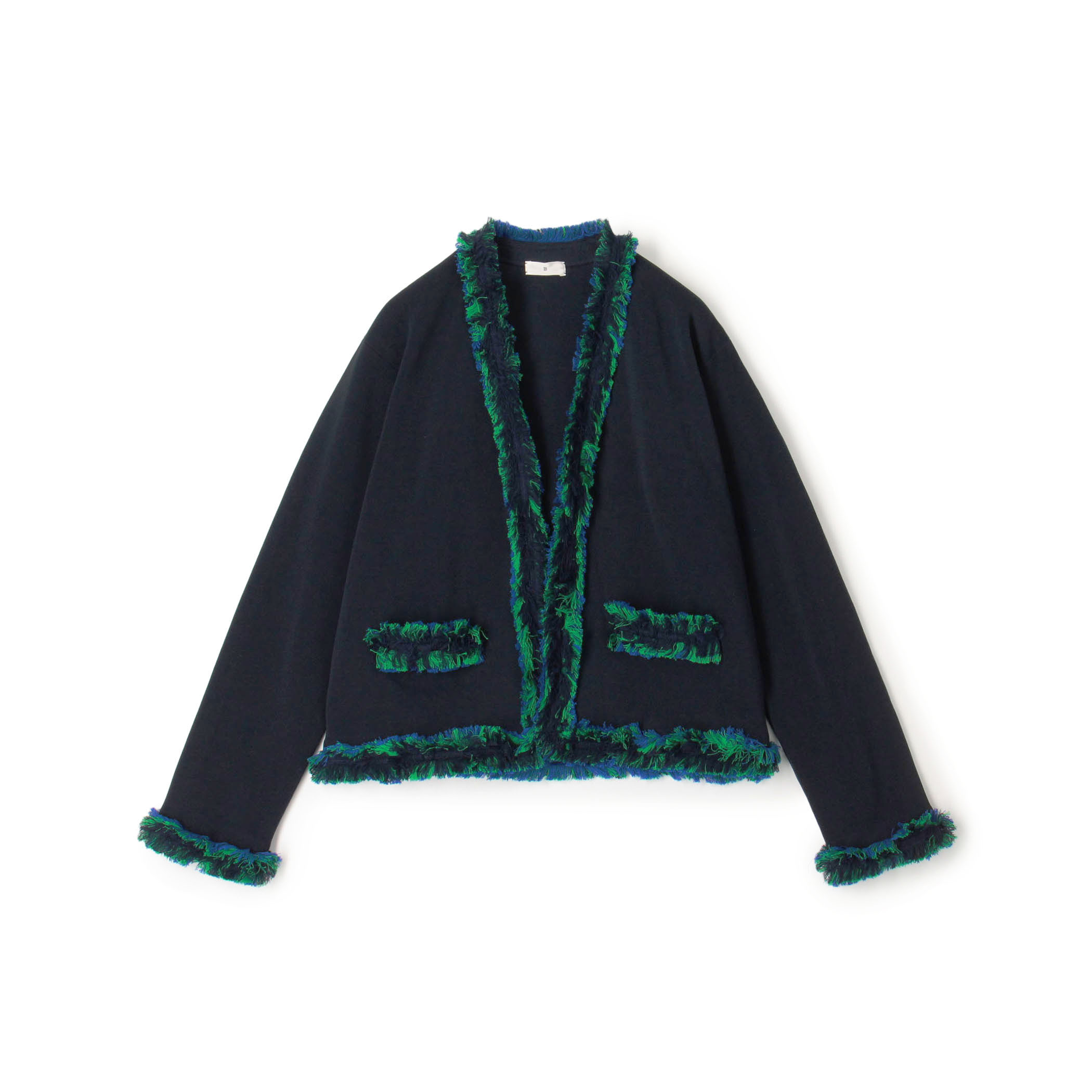 コットン ミラノリブフリンジジャケット