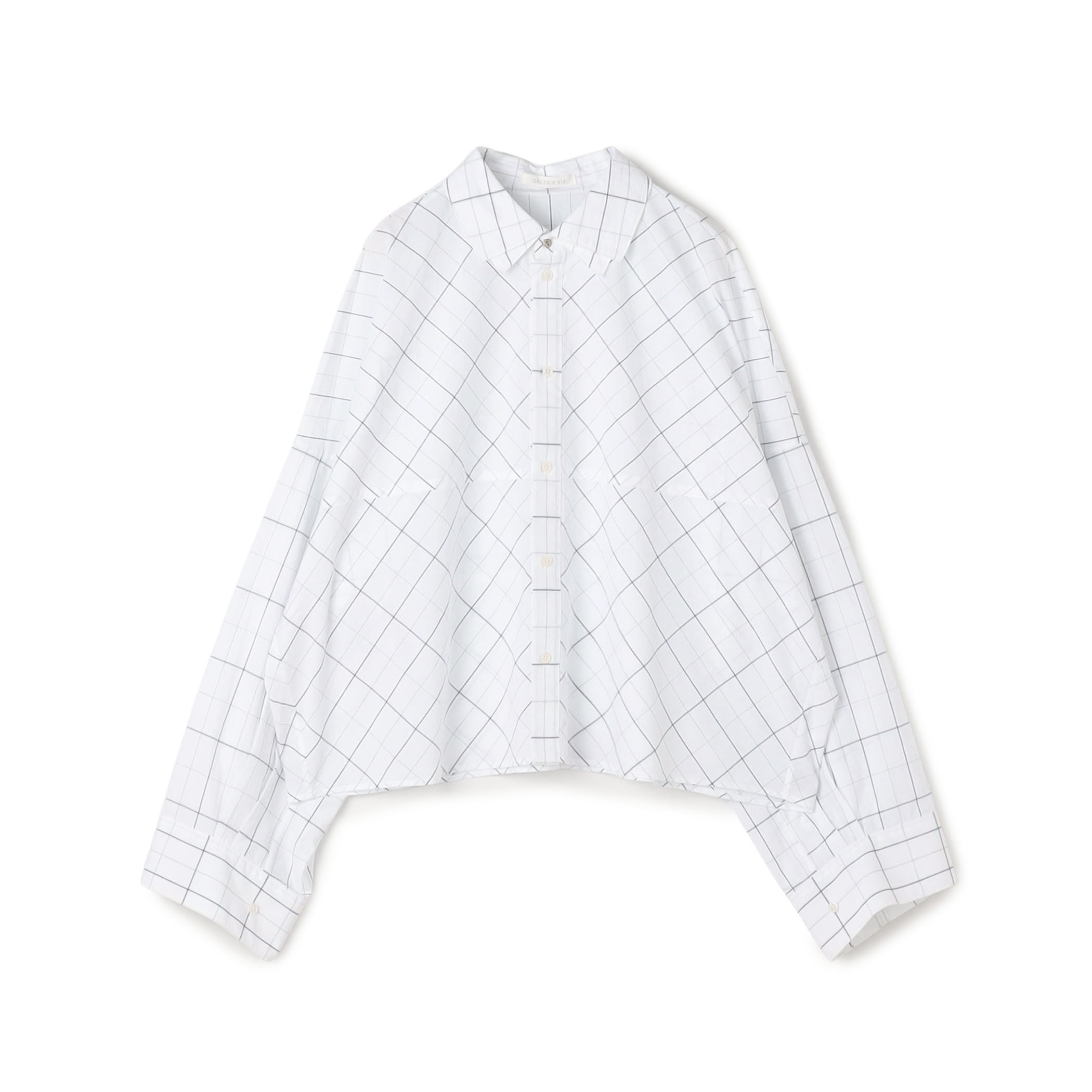 コットン ダブルカラーシャツ