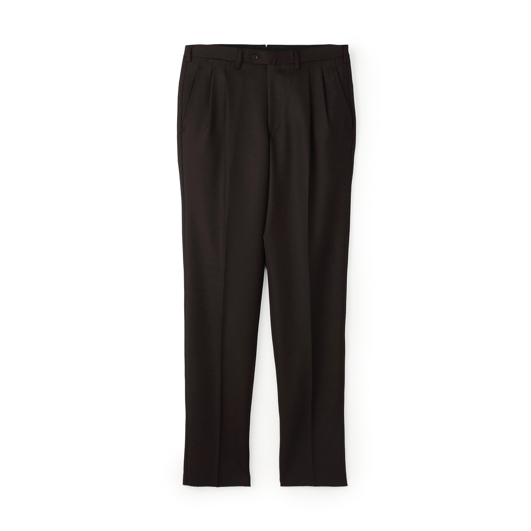 ウール 2プリーツスラックス BRITISH WINTER TEX DORMEUIL セットアップ対応