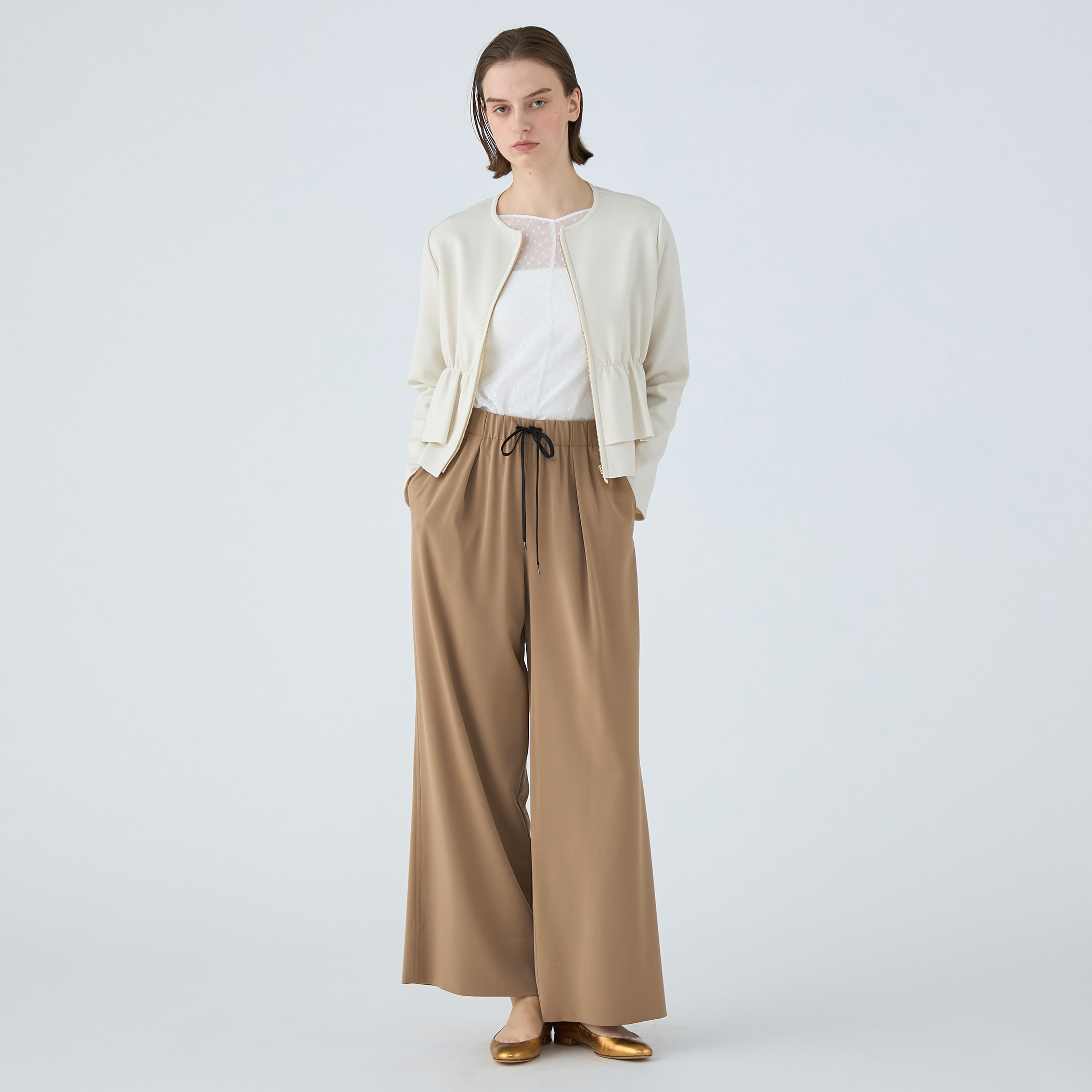 30％OFF Ballsey ボールジィ TOMORROWLAND トゥモローランド 11-02-52-02102 ミラノ リブ ペプラム カーディガン Ballsey 30％OFF ボールジィ TOMORROWLAND トゥモローランド 11