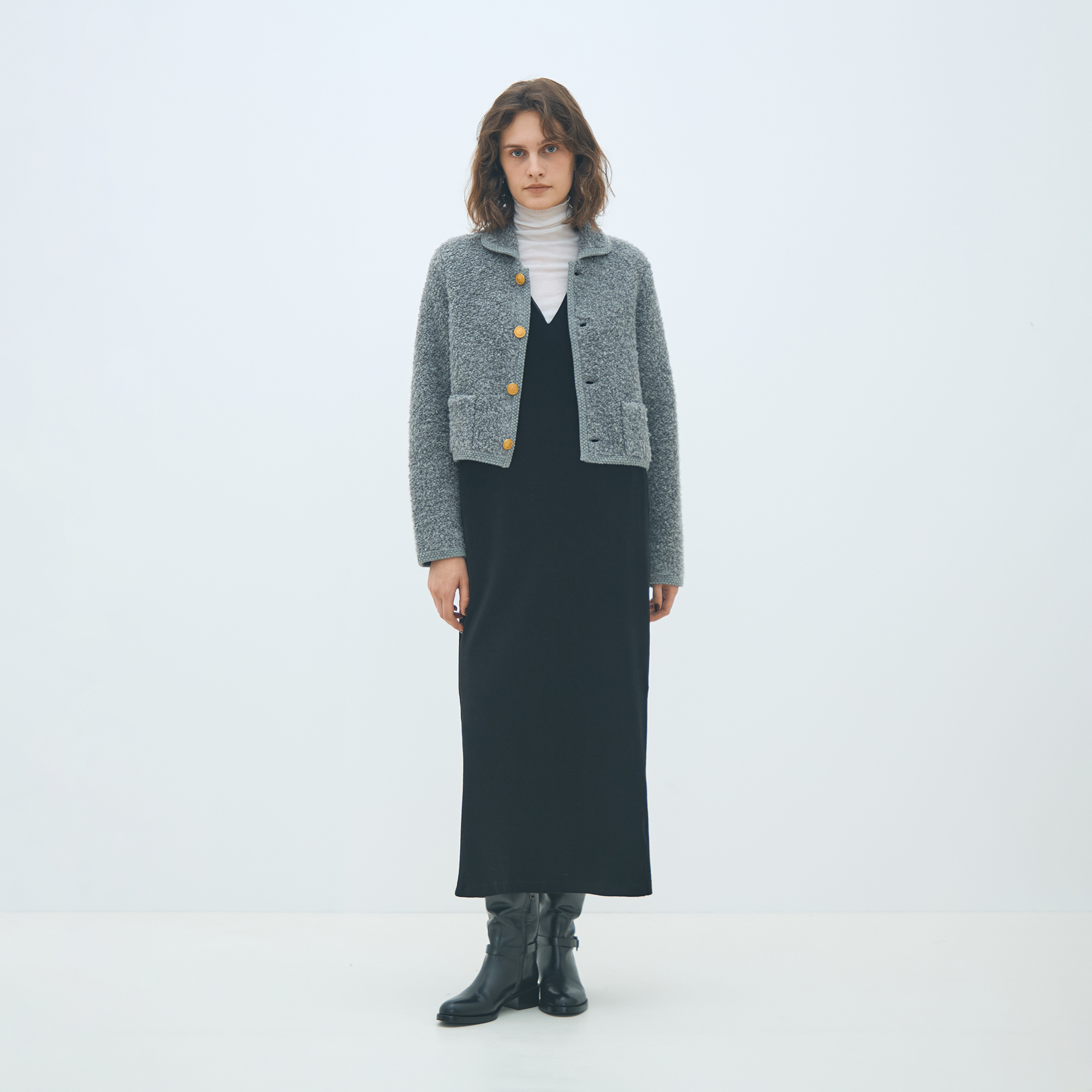 macphee tomorrowland ジャケット　ムートン　ブラック ムートン ショートジャケット｜トゥモローランド 公式通販