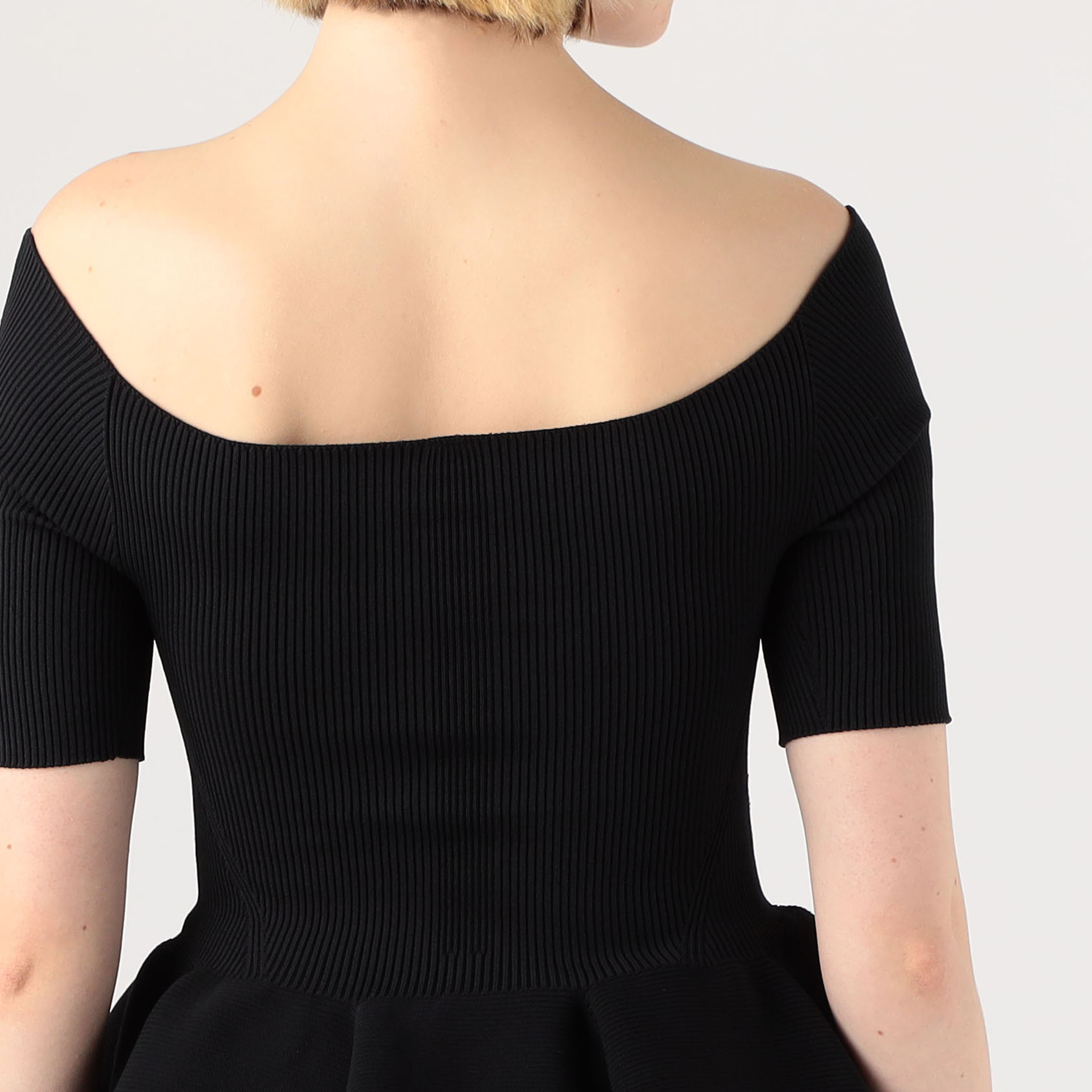 CFCL POTTERY HS TOP 1 シーエフシーエル CFCL◇シーエフシーエル/pottery hs dress 1/3/ポリエステル/ブラック