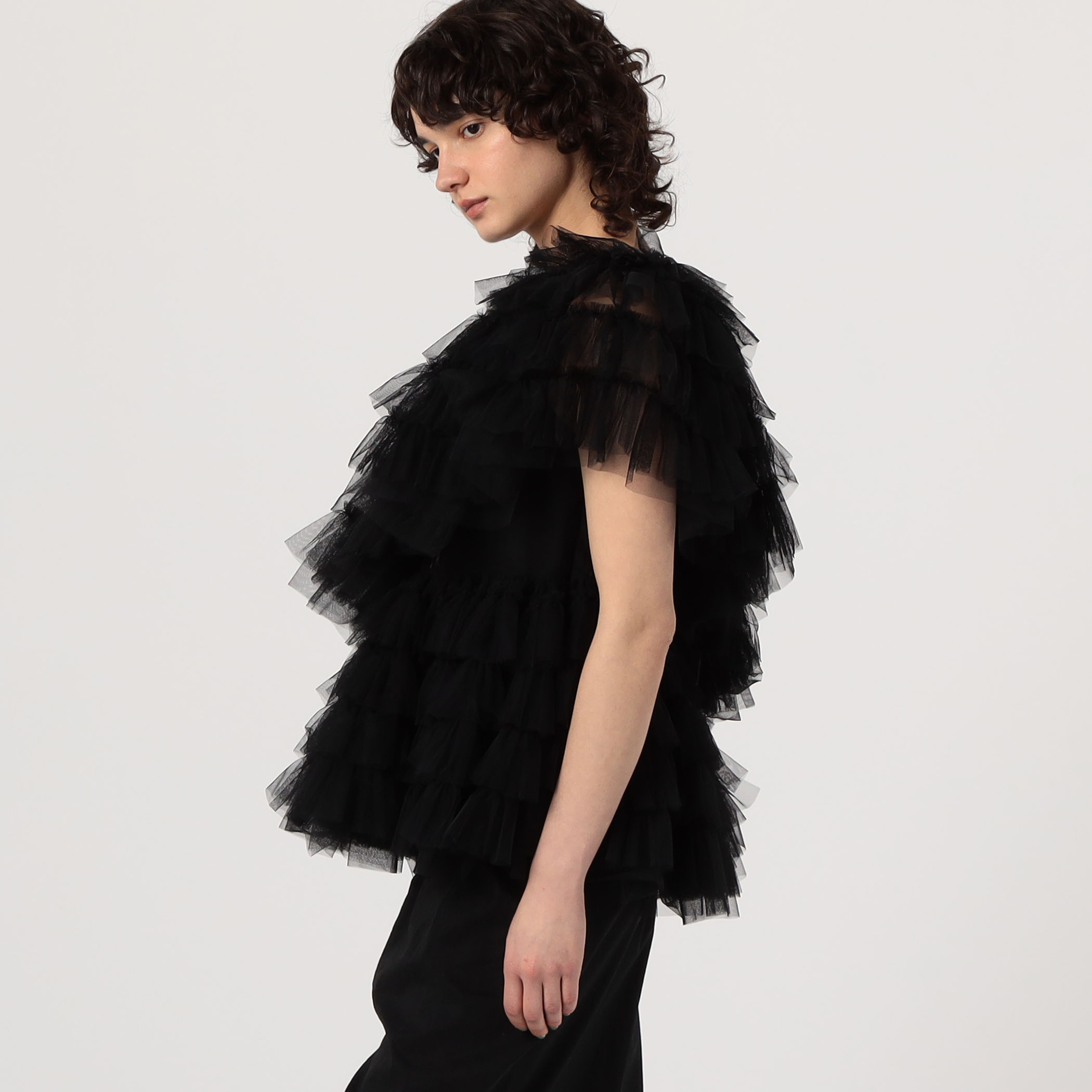 TOMORROWLAND / トゥモローランド Molly Goddard SOFT TULLE アシンメトリーブラウス Molly Goddard SOFT TULLE アシンメトリーブラウス