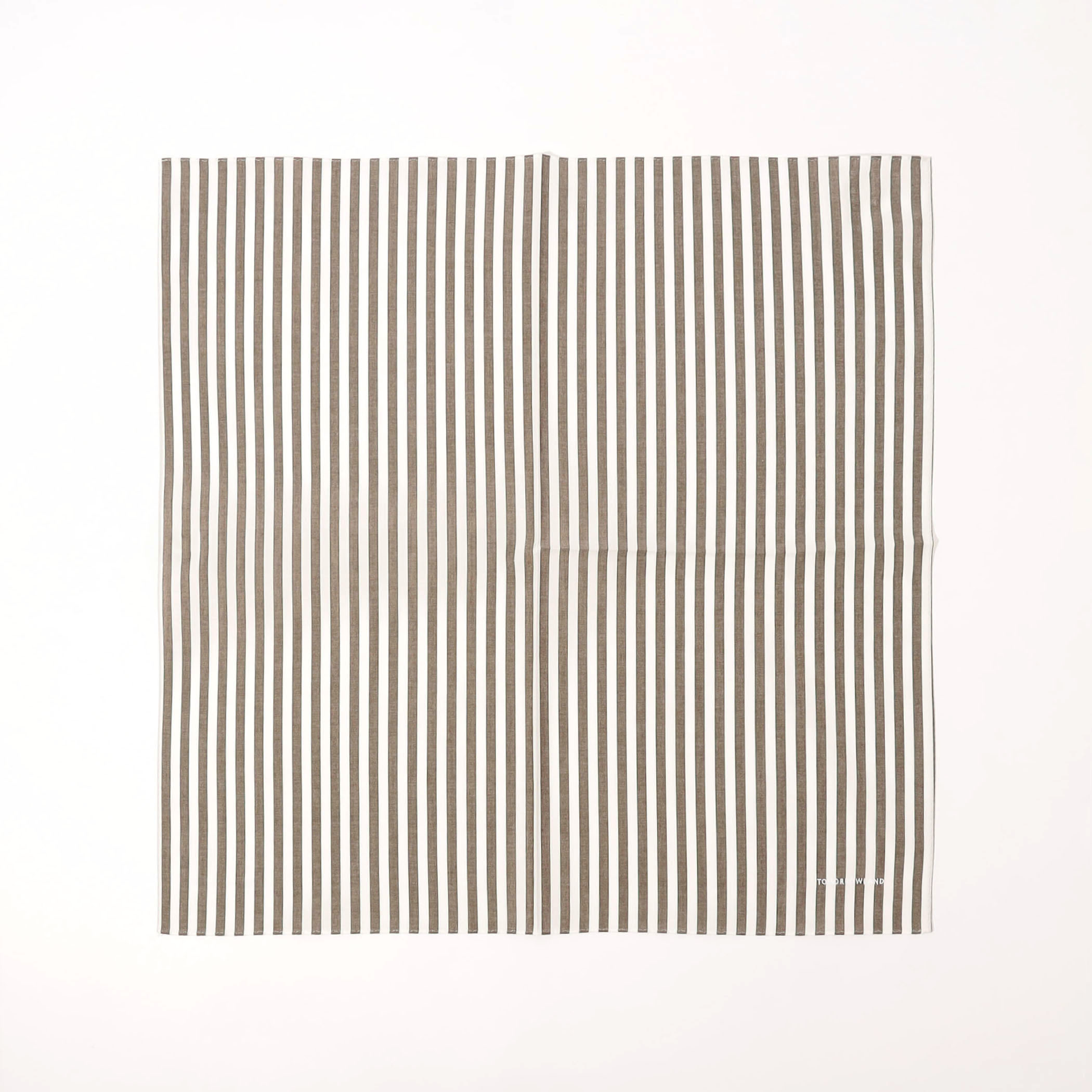 みち TOMORROWLAND コットンストライプハンカチ｜トゥモローランド 公式通販