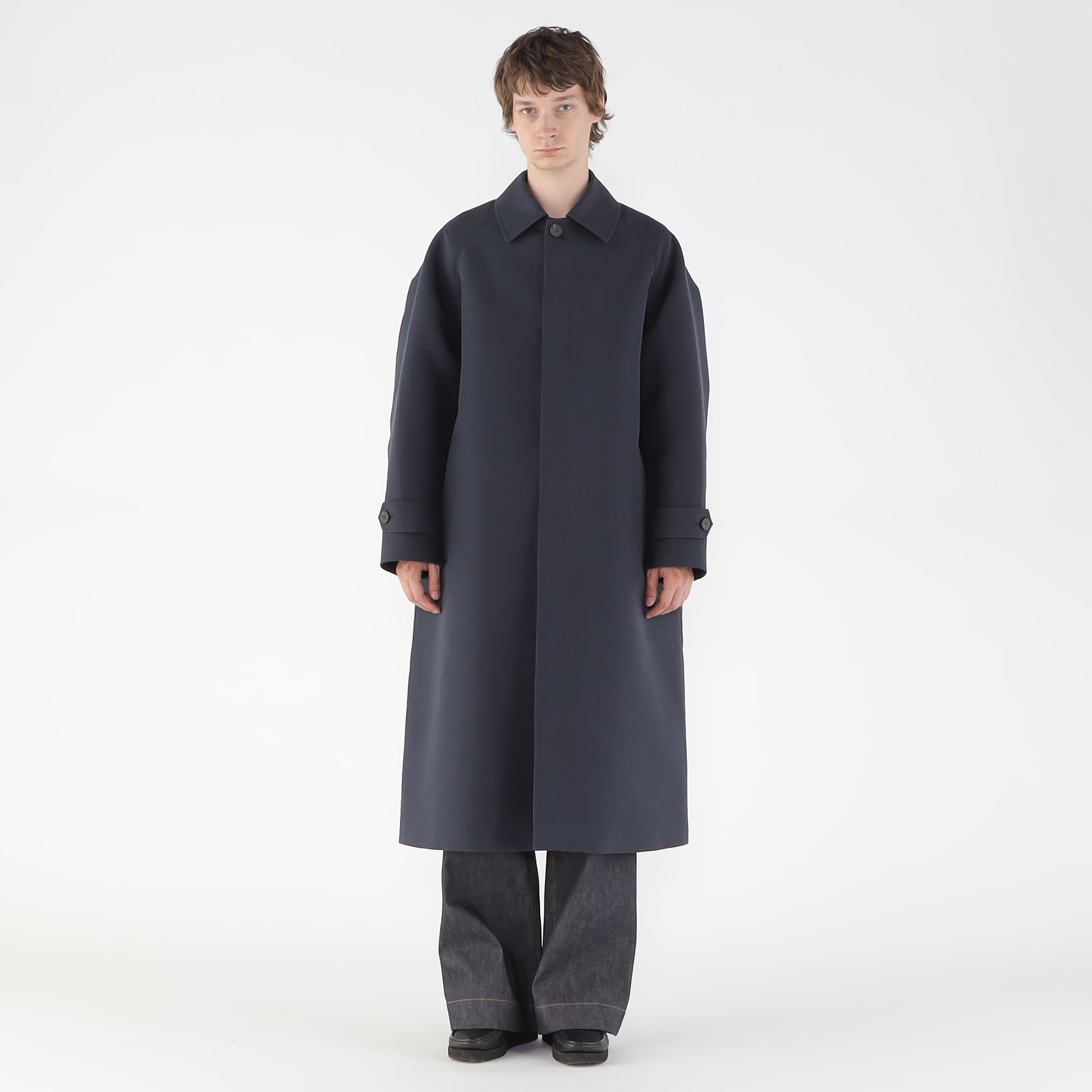 ウールコットンダブルクロス バルカラーコート｜トゥモローランド 公式通販