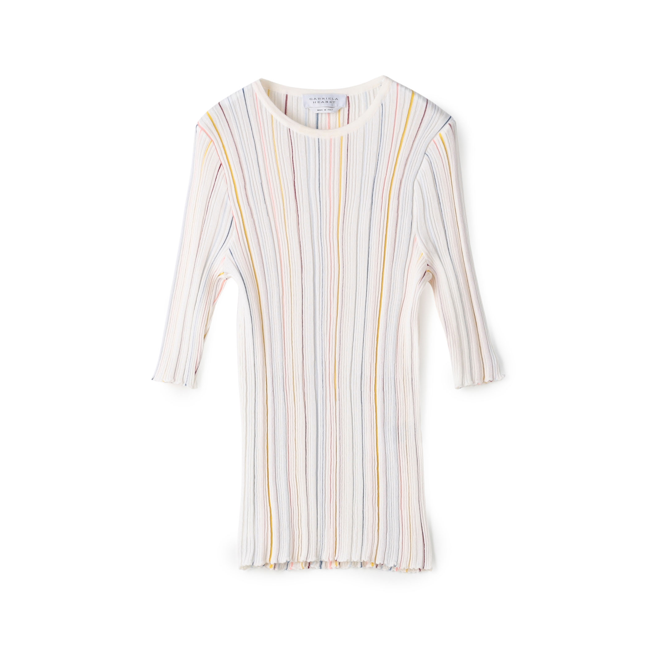 GABRIELA HEARST FITZ SS CREW STRIPES