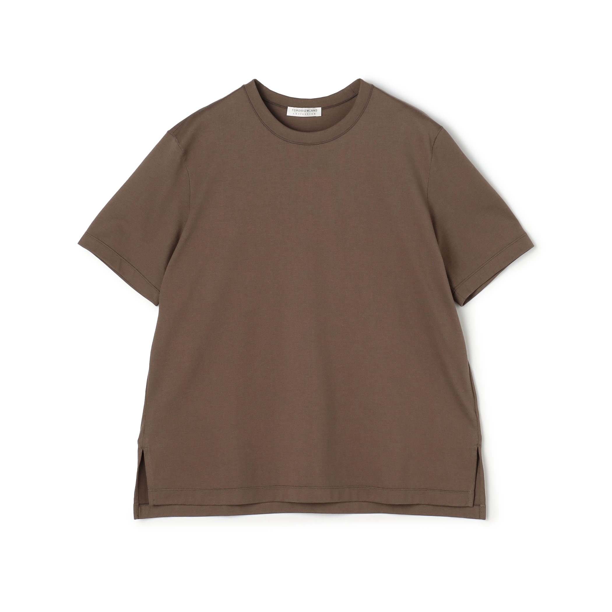 スーピマコットンジャージー クルーネックプルオーバー