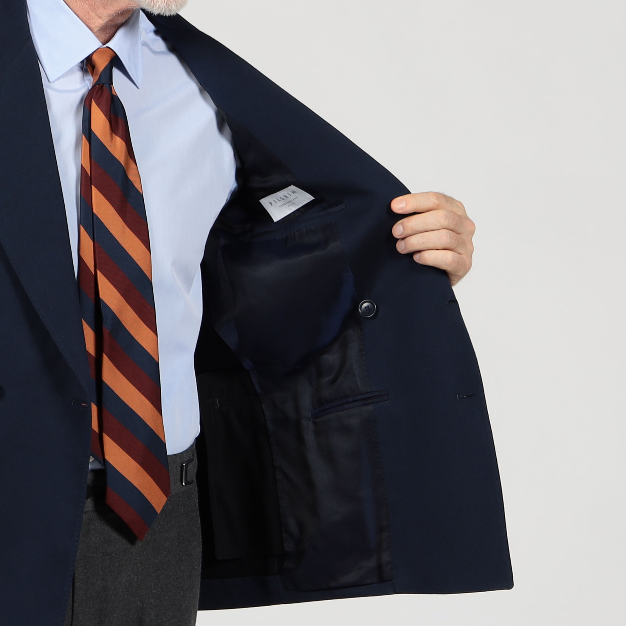 別注】De Petrillo SIBILLA コットンシルクツイル ダブルブレステッド