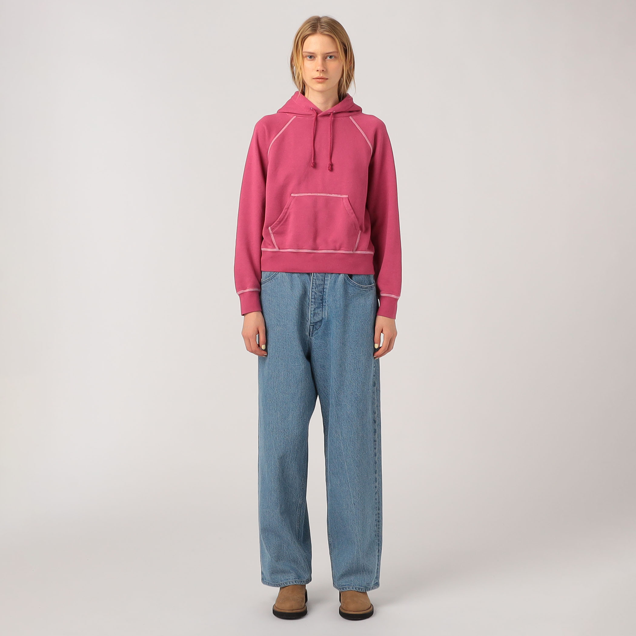 別注】Lefts， for GALERIE VIE コットン フーデッドプルオーバー
