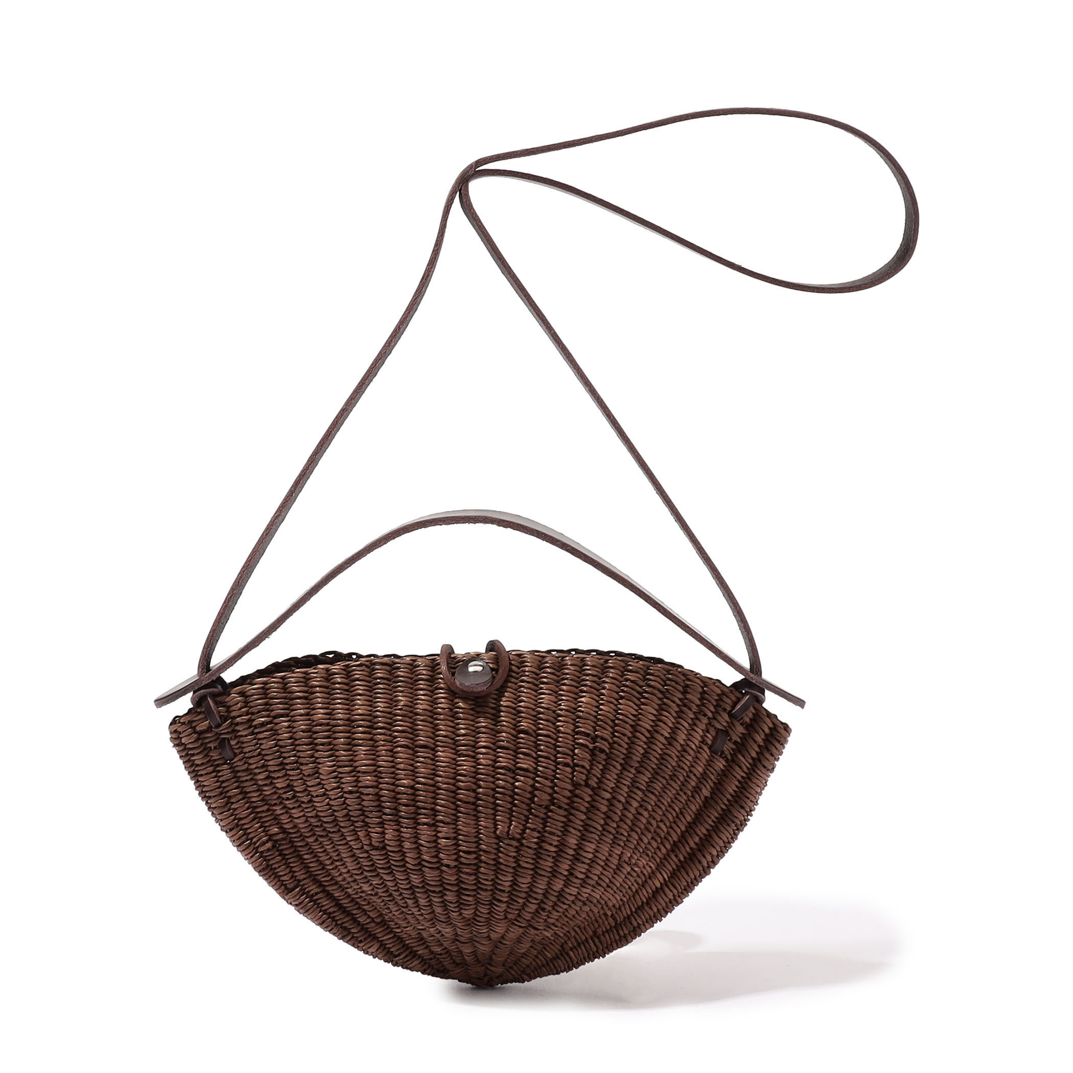 INES BRESSAND SMALL WALNUT ショルダーバッグ