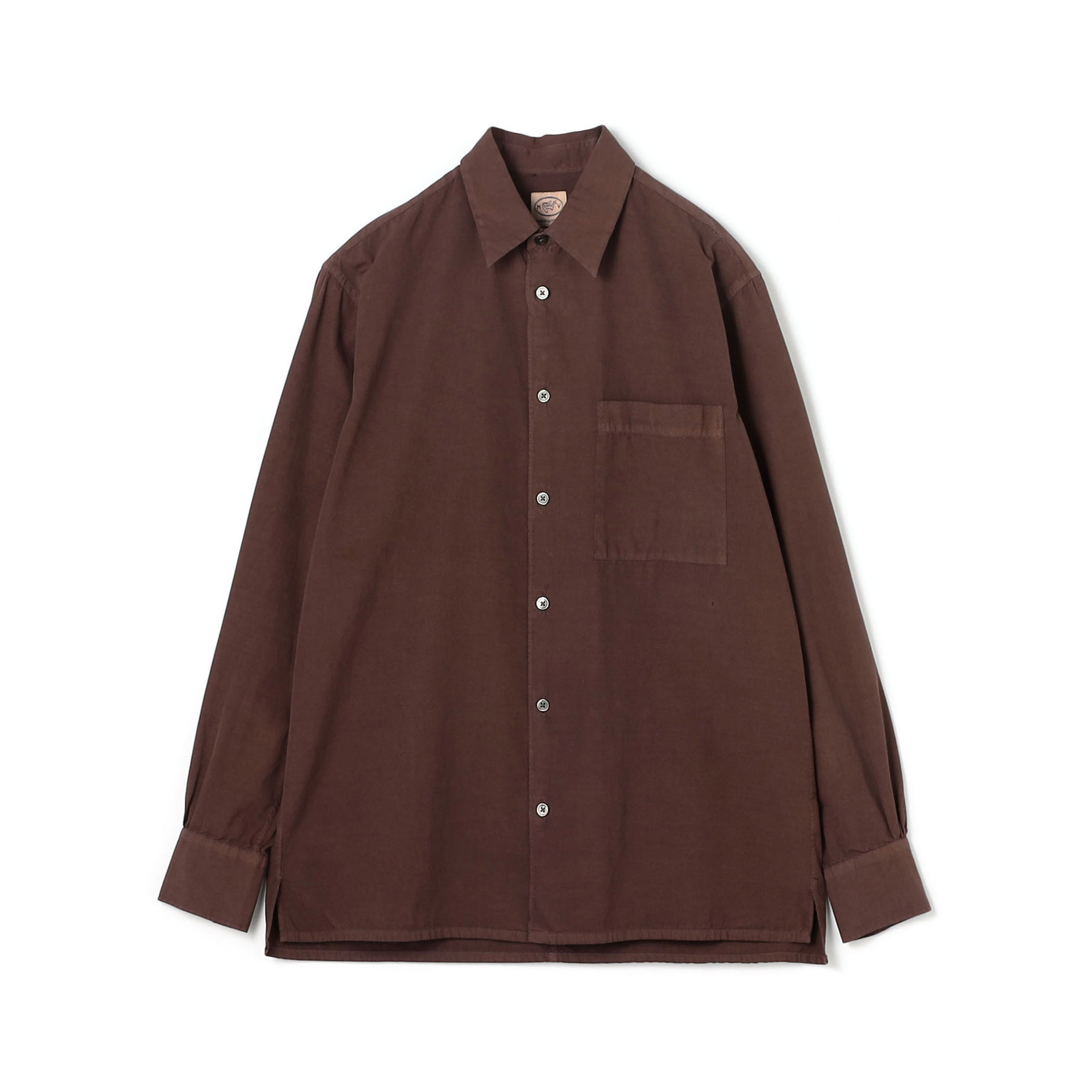 100/2コットン ガーメントダイ レギュラーカラーシャツ