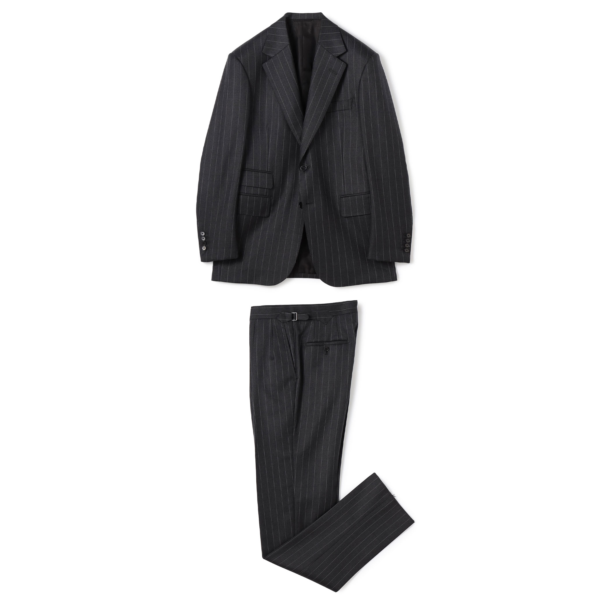 ウール シングルブレステッド2Bスーツ ISLAND FLEECE E.Zegna