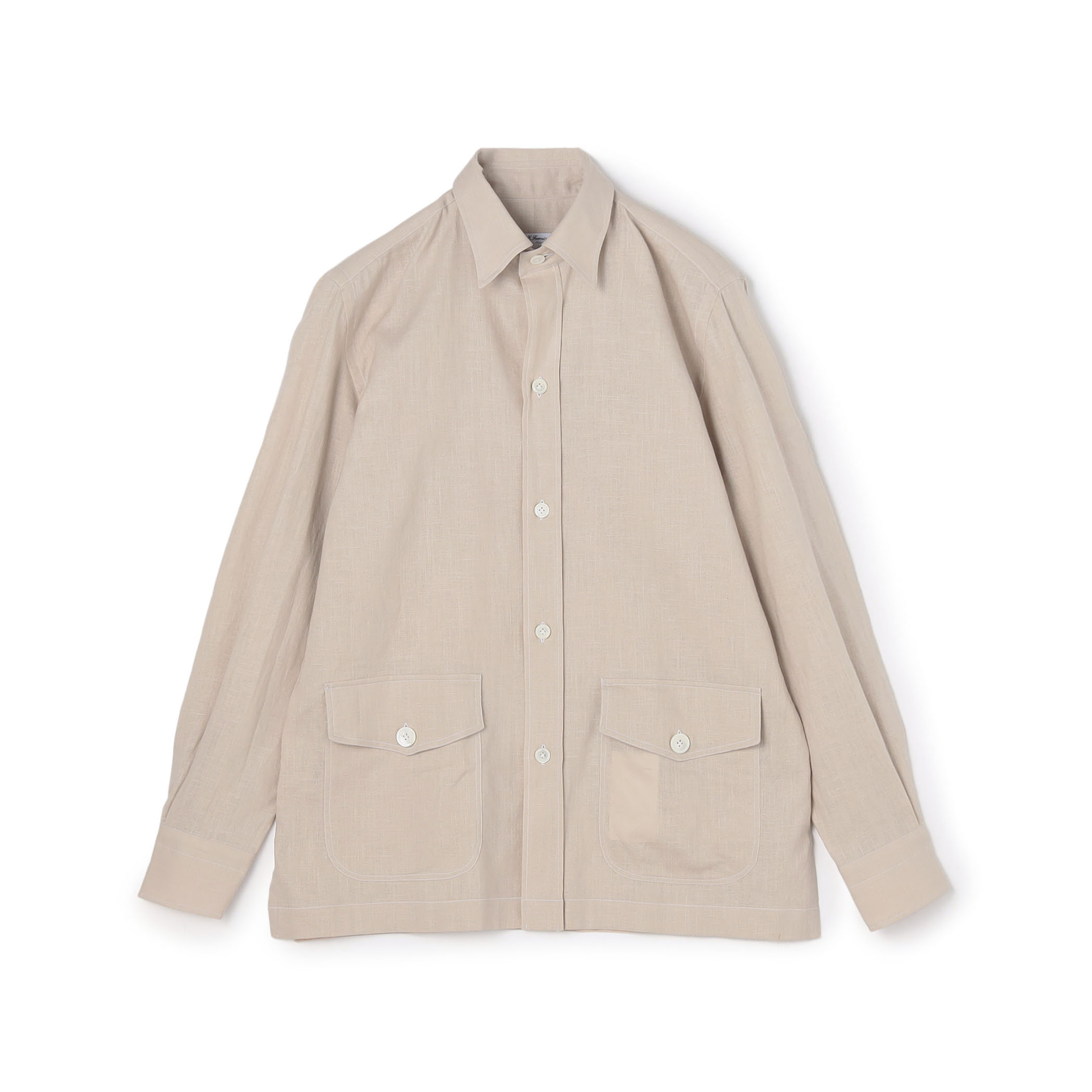 ERRICO FORMICOLA ALBERTO リネンオーバーシャツ