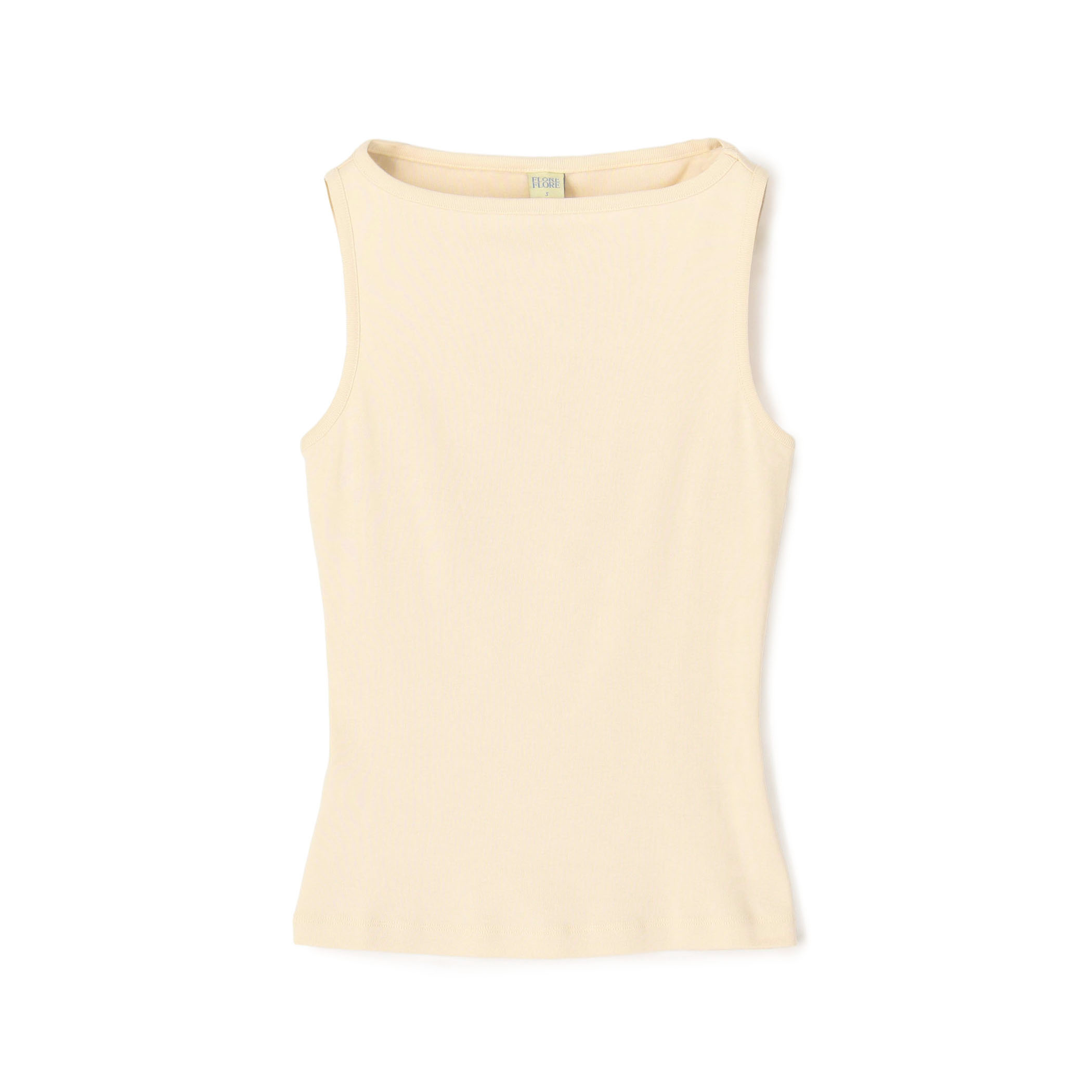 FLORE FLORE TIMMI TANK ボートネック タンクトップ