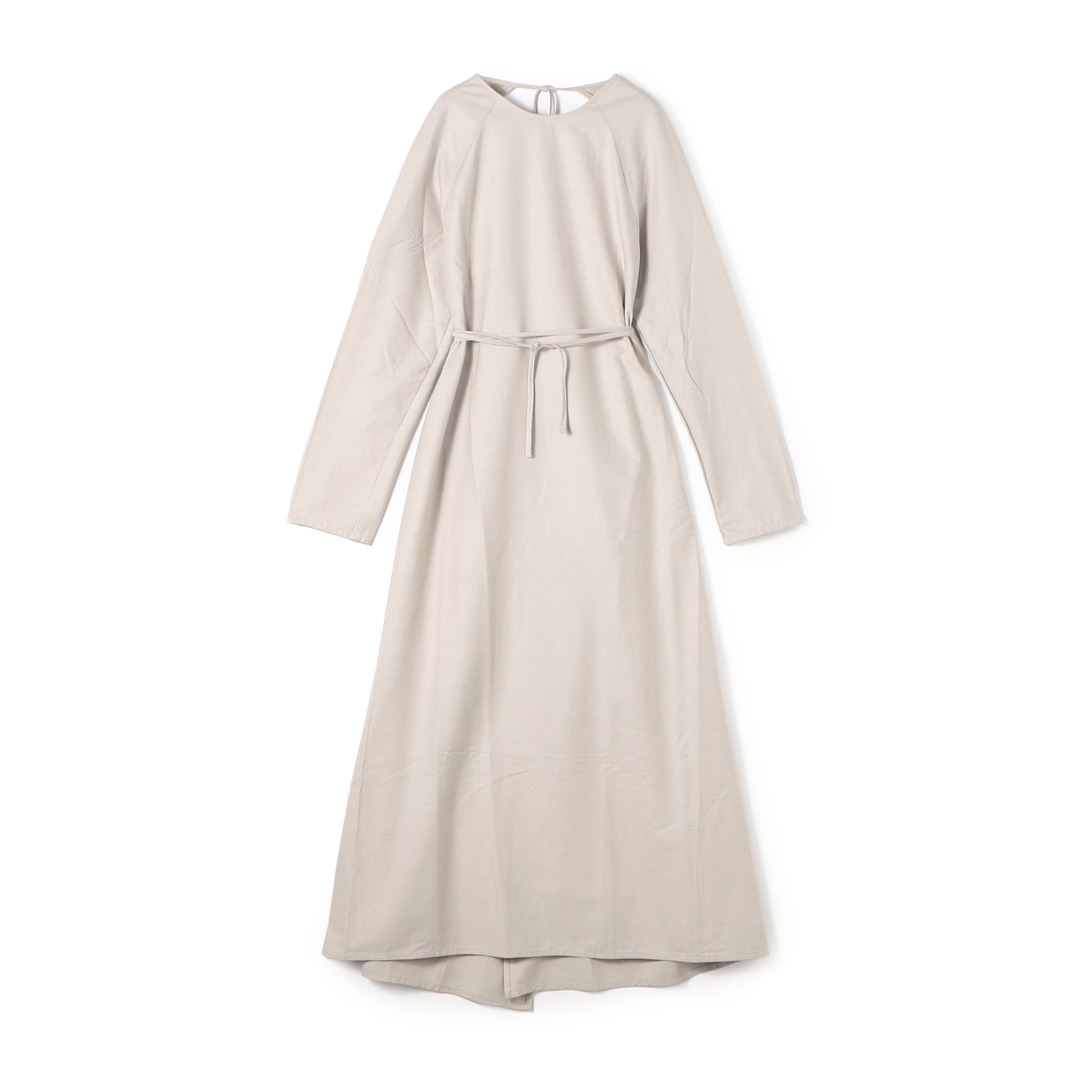 BASERANGE シルク エプロンドレス