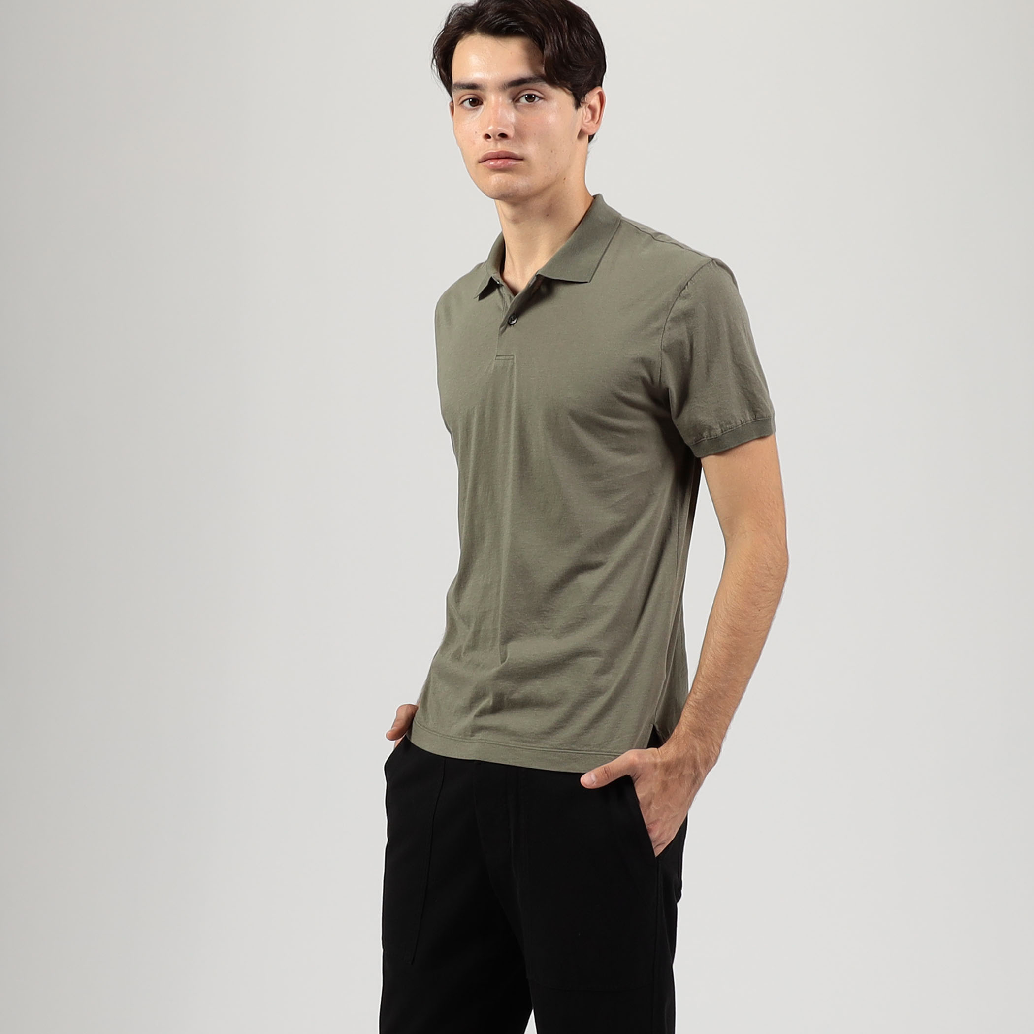 JAMES PERSE ブラック ポロシャツ　M James Perse クラシック ポロシャツ 通販 - FARFETCH