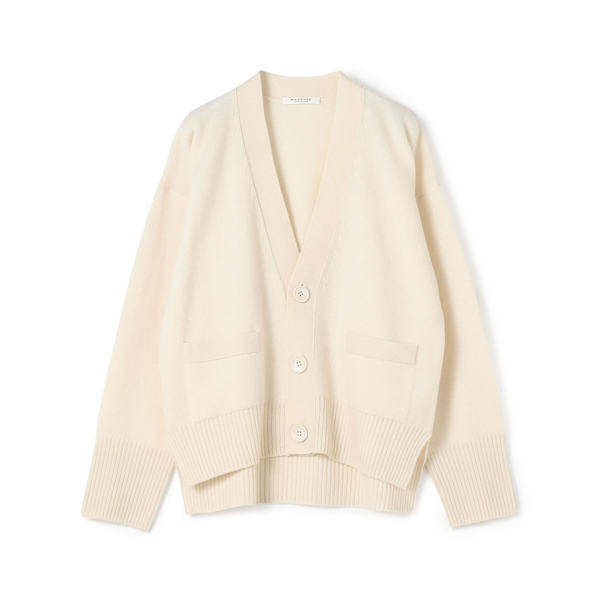 ■NZ LAMB 9G  Vネックカーディガン