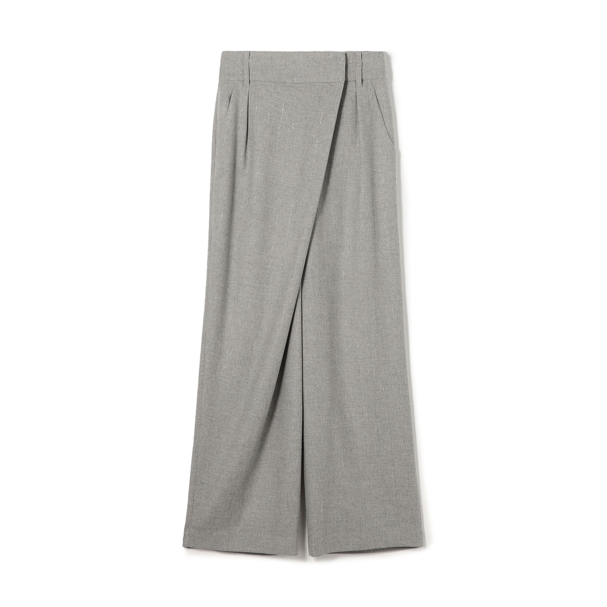 グリッターストライプ ワンサイドタックスラックス