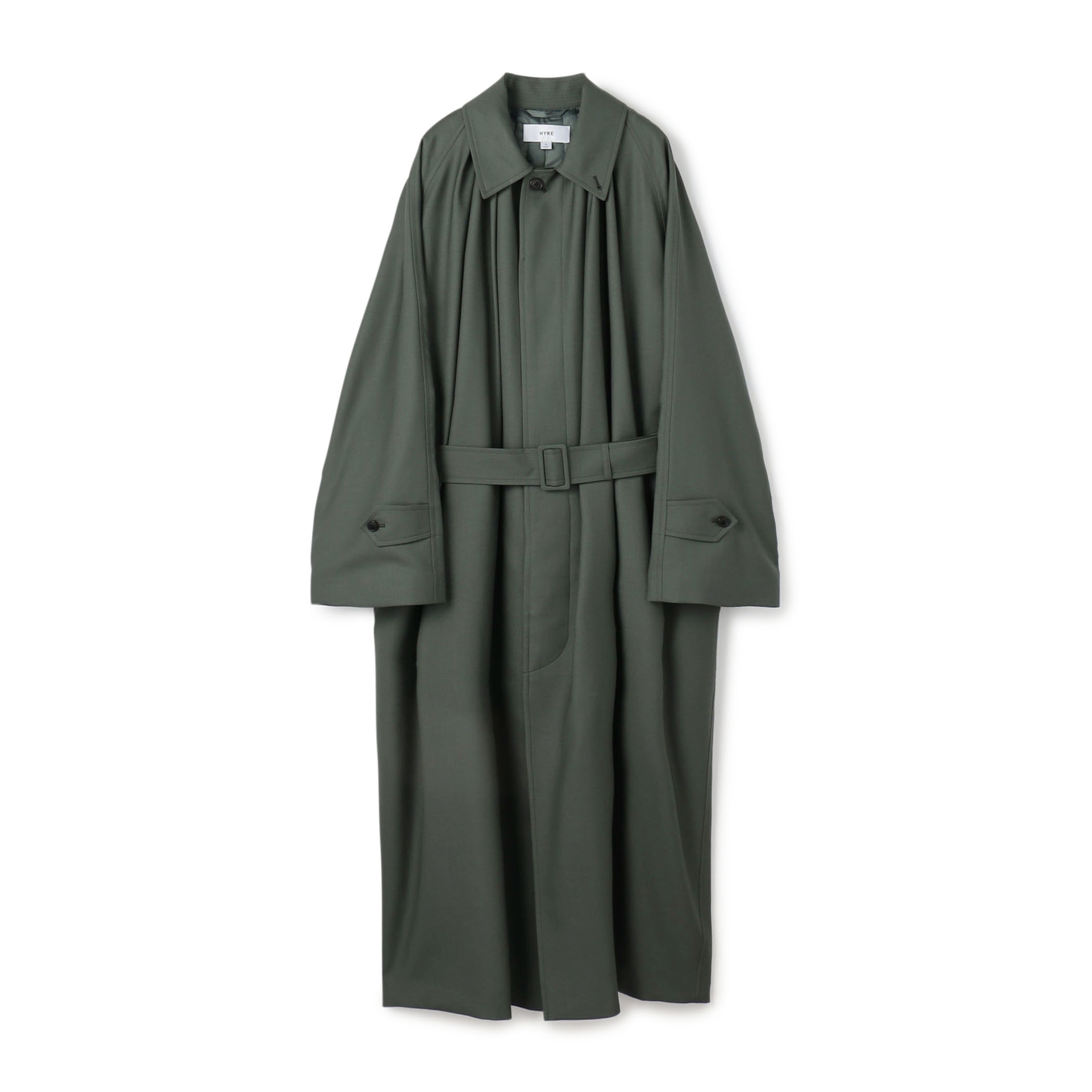 HYKE WOOL GATHERED COAT｜トゥモローランド 公式通販