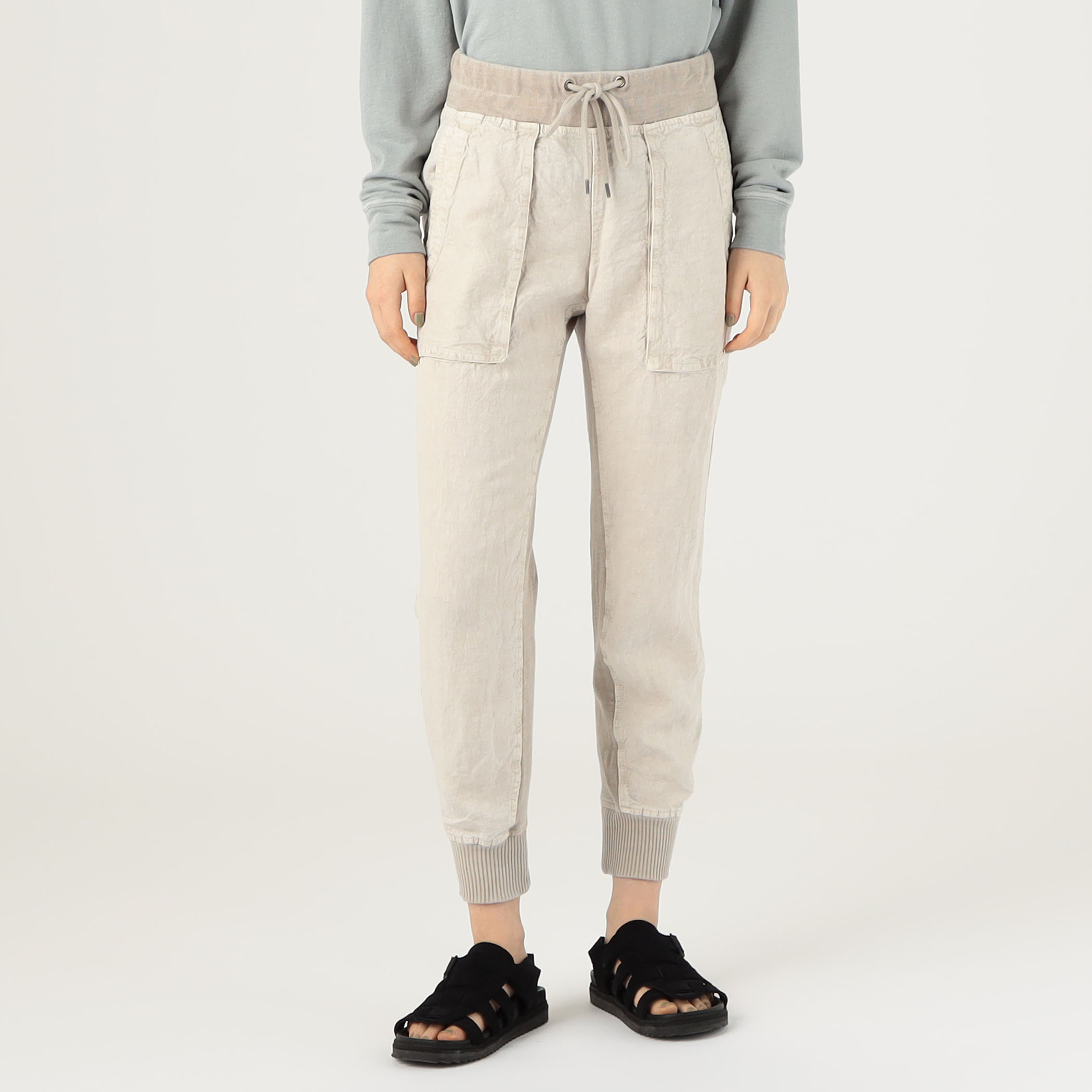 リネン 裾リブパンツ WTXL1677｜トゥモローランド 公式通販