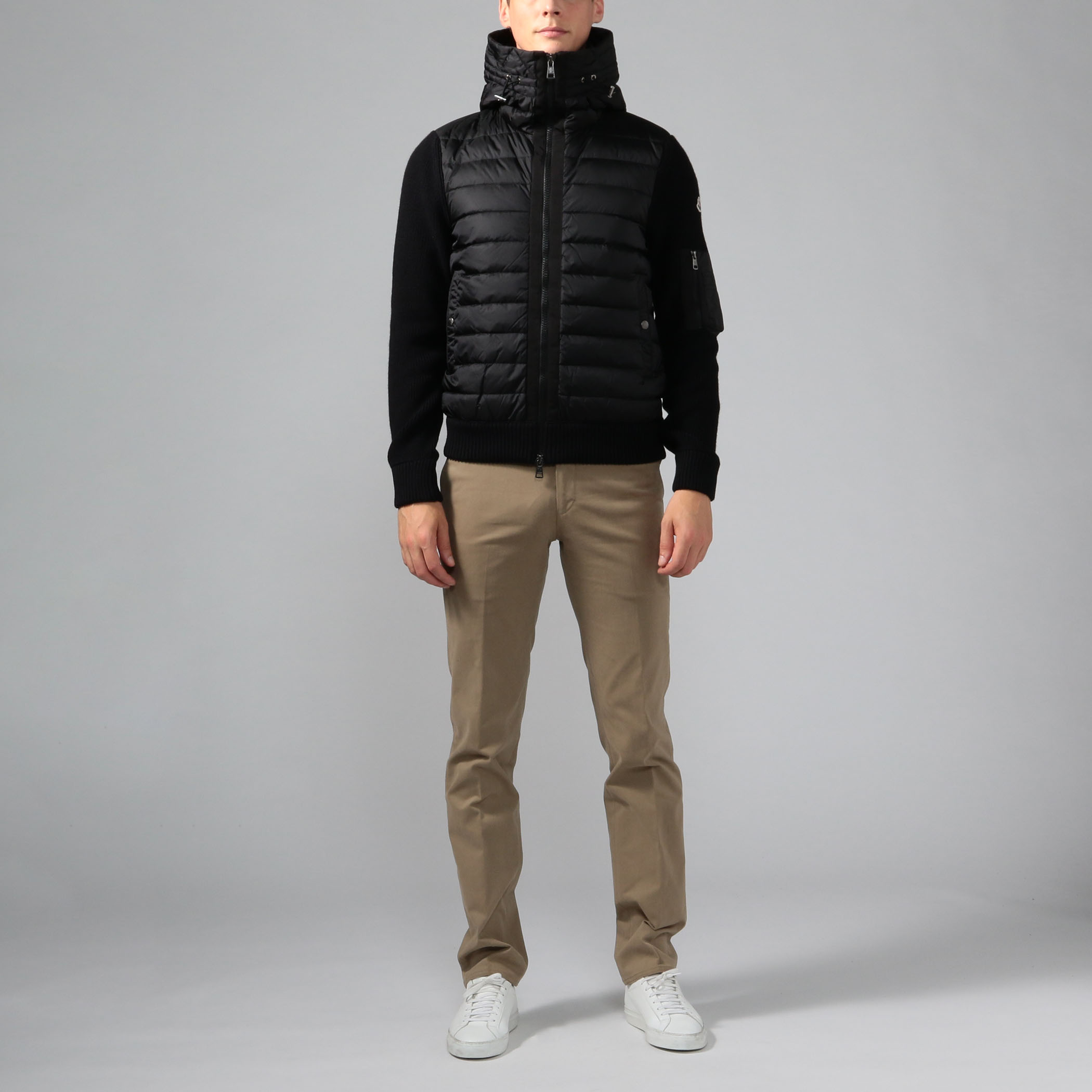 MONCLER CARDIGAN TRICOT ニットコンビブルゾン｜トゥモローランド 