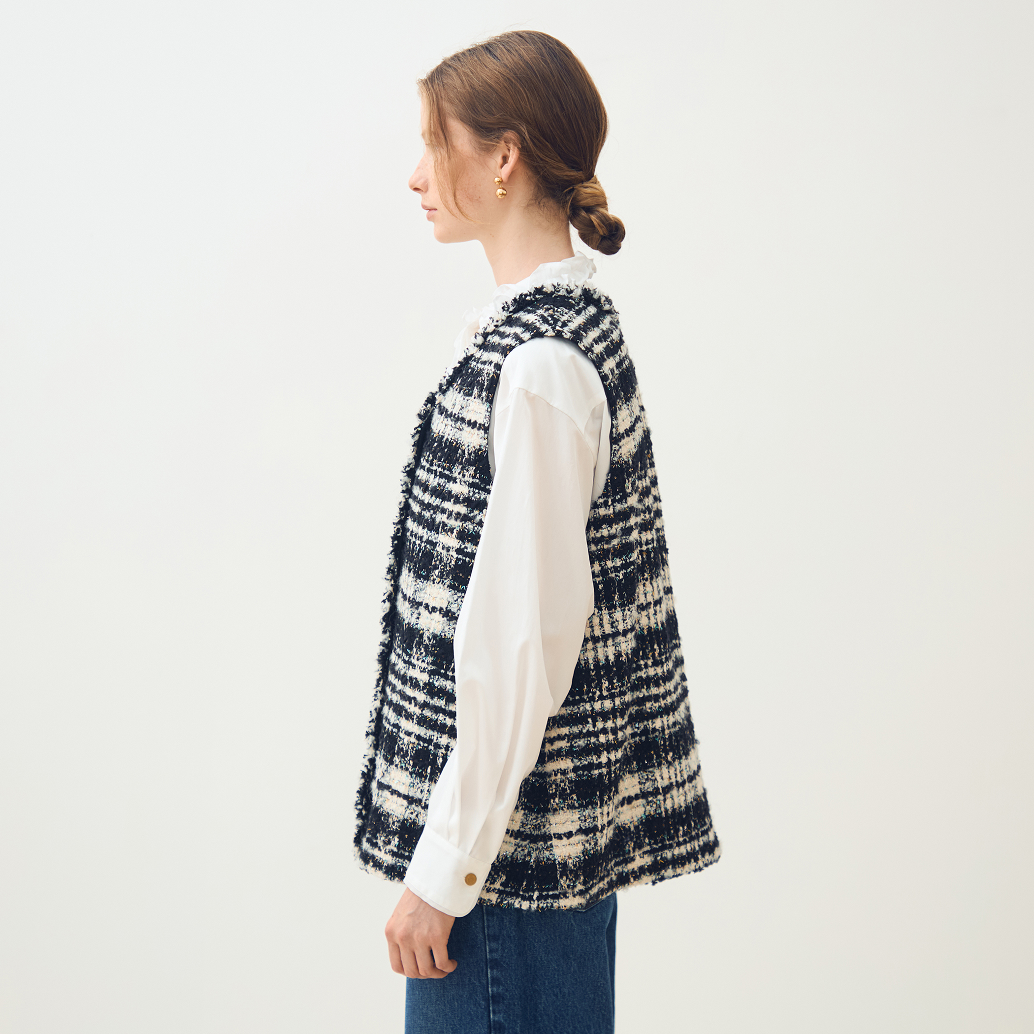 オーロラグレンチェック Vカラージレ｜トゥモローランド 公式通販