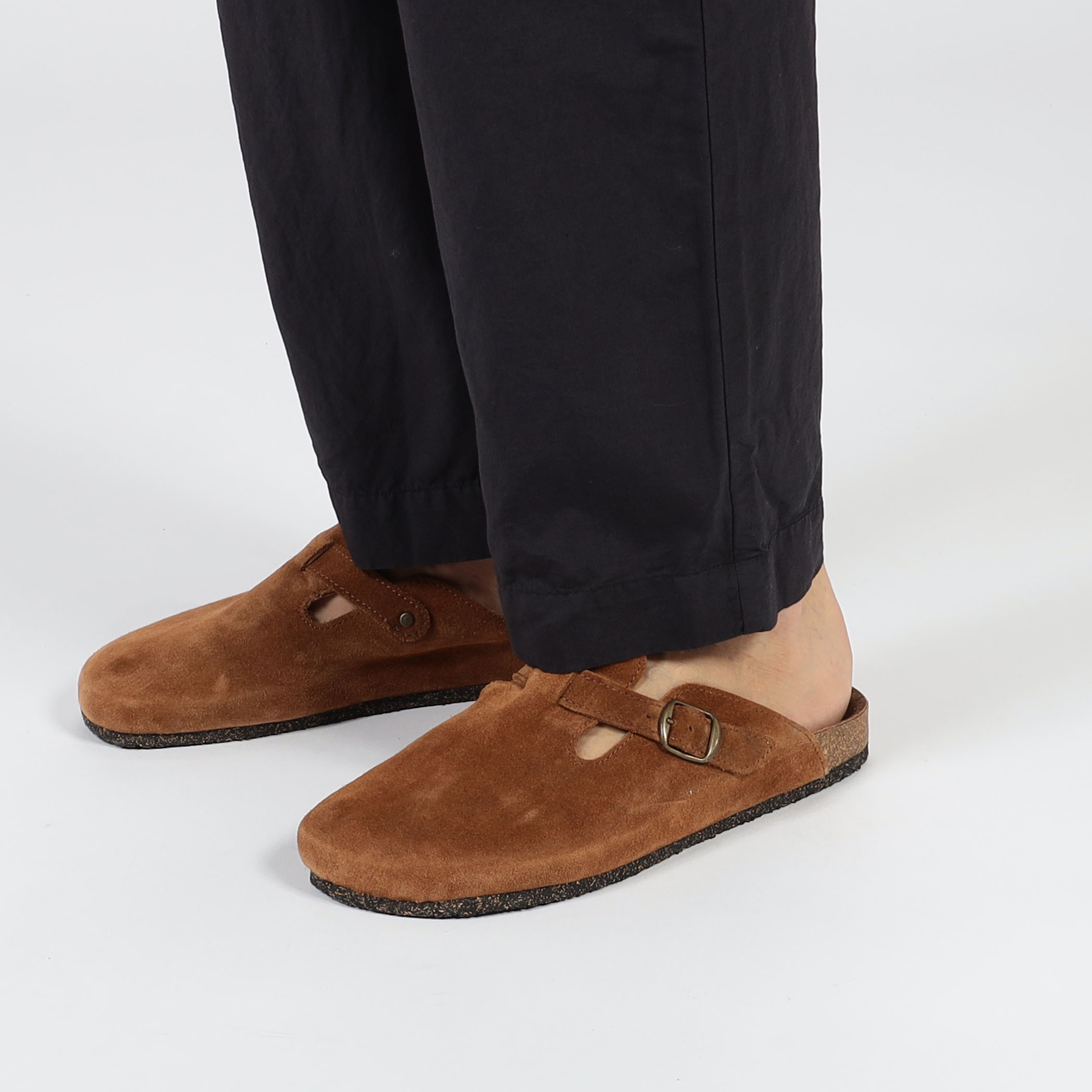 CASEY CASEY LONG CHASSE PANT コットンリネンイージーパンツ