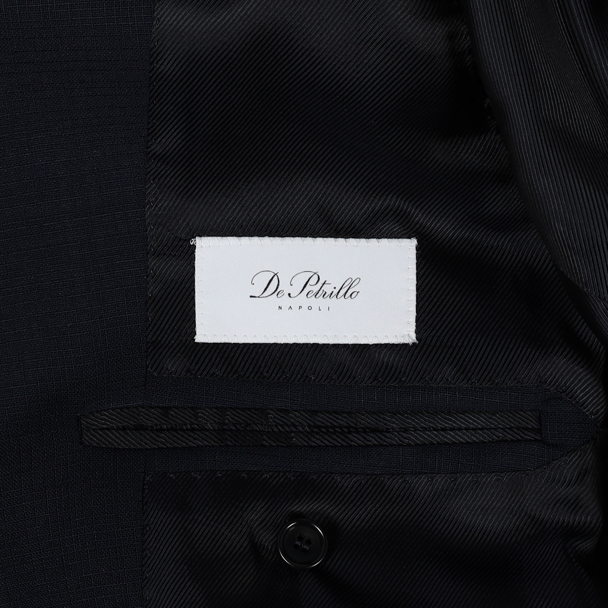 別注】De Petrillo ウール シングルブレステッド3Bジャケット