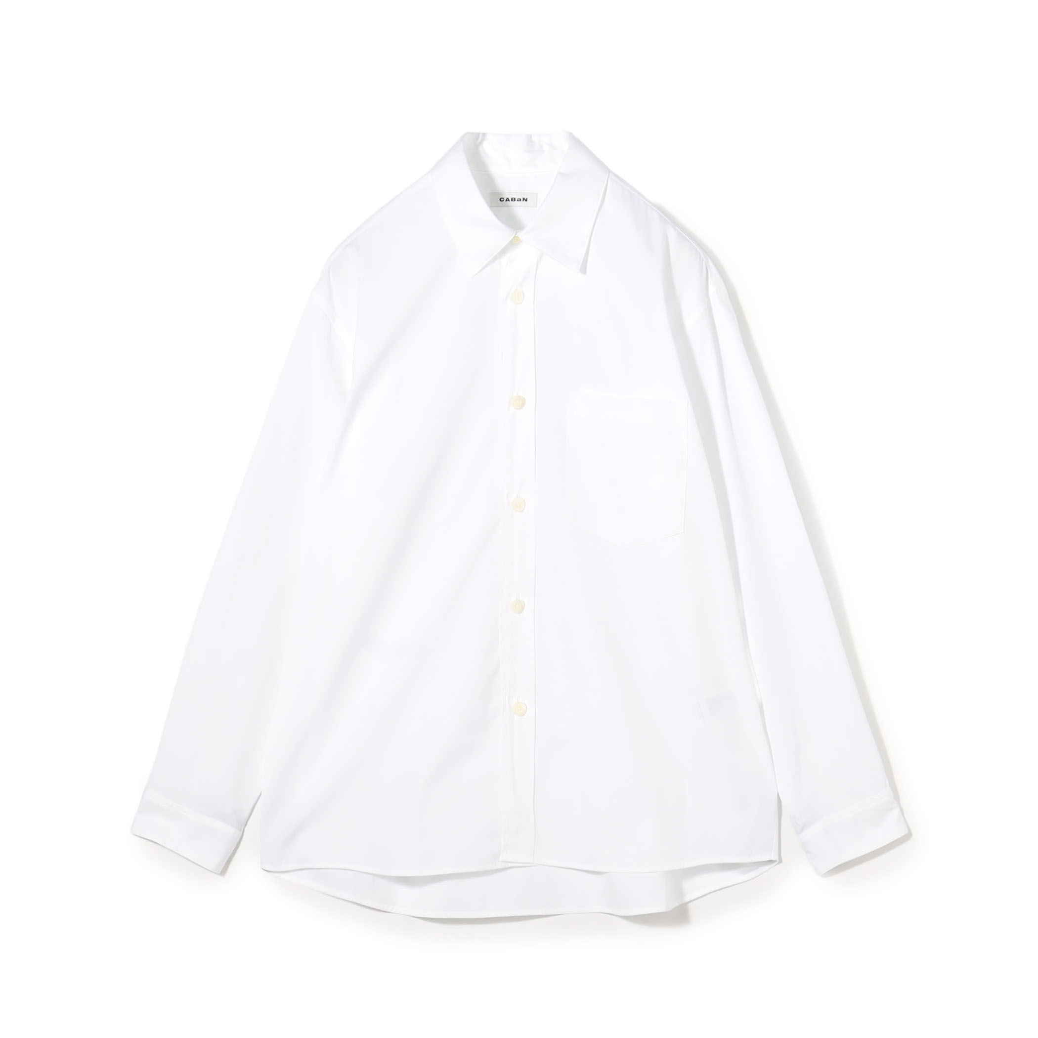 スビンウェザーコットン レギュラーカラーシャツ