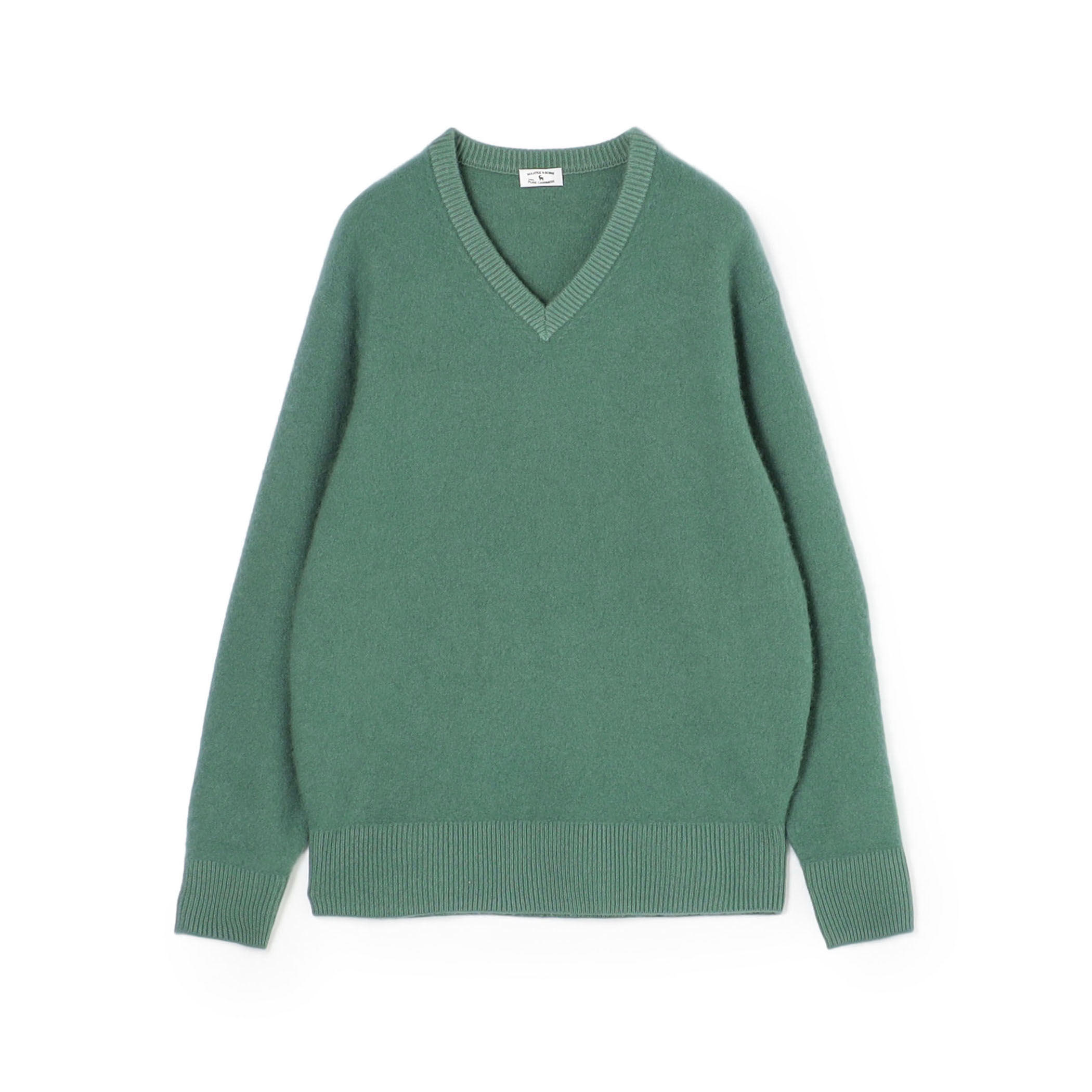 MAATEE&SONS カシミヤ Vネックプルオーバーニット