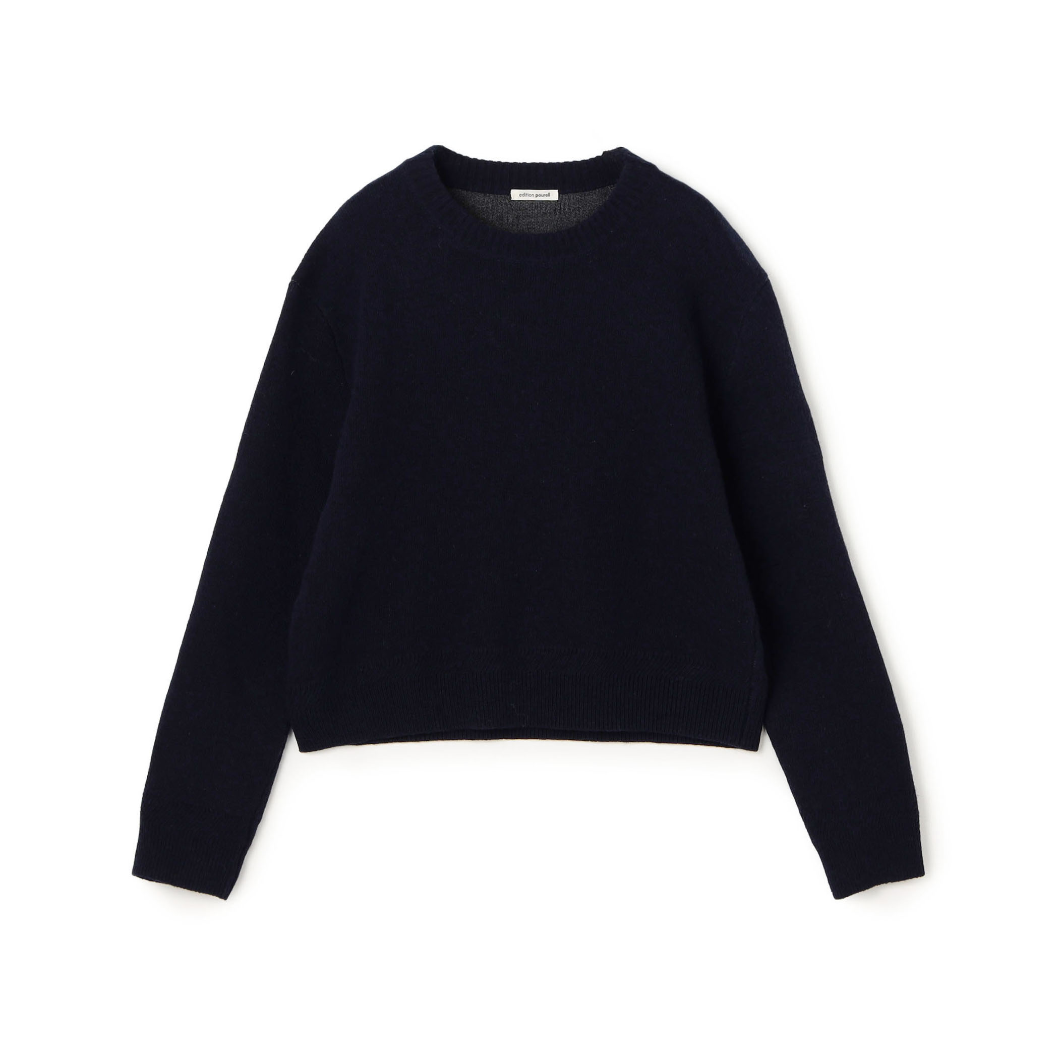 【WEB先行予約】edition pourell ダブルフェイス ニットプルオーバー