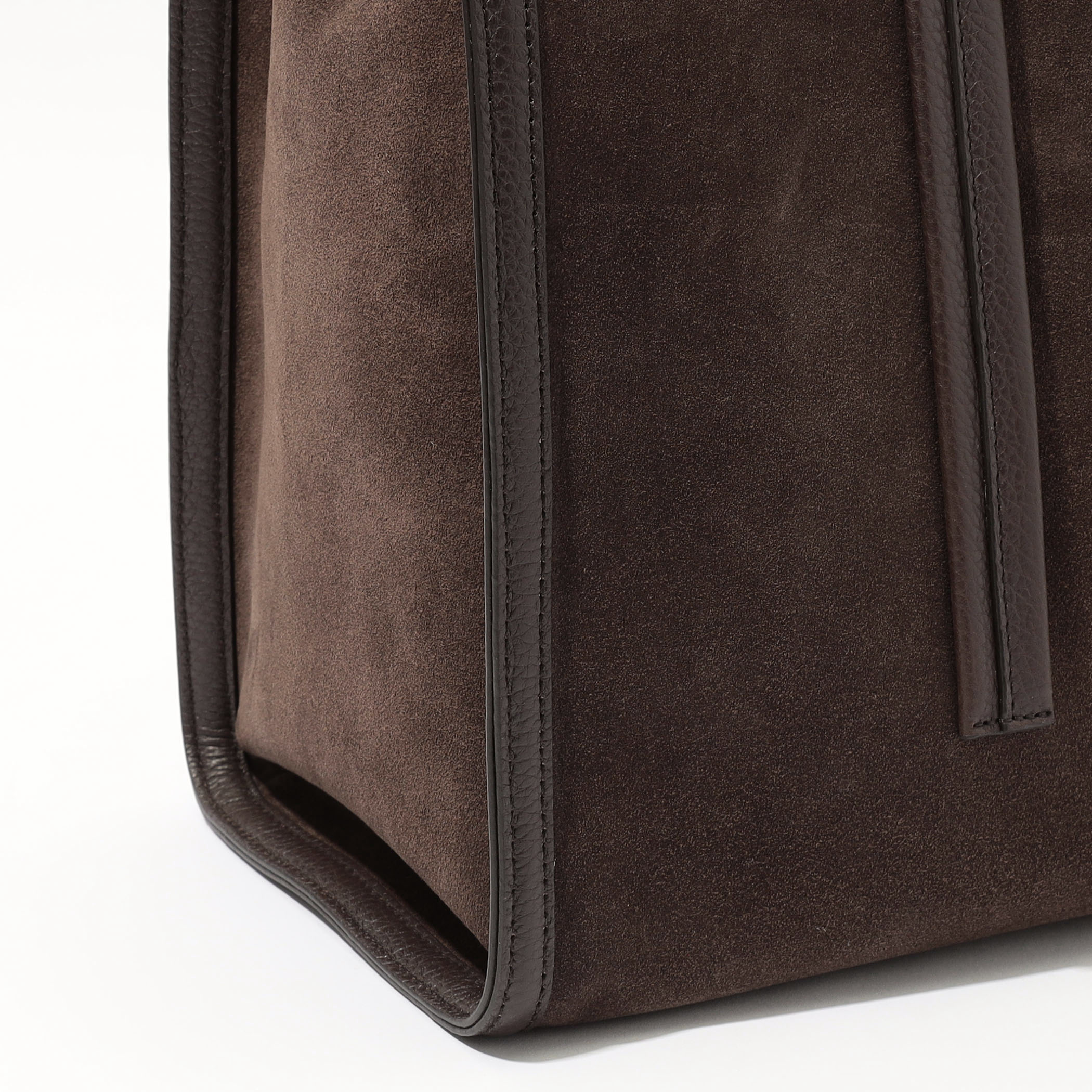 TOMORROWLAND シュリンクレザー×スウェードコンビ トートバッグ