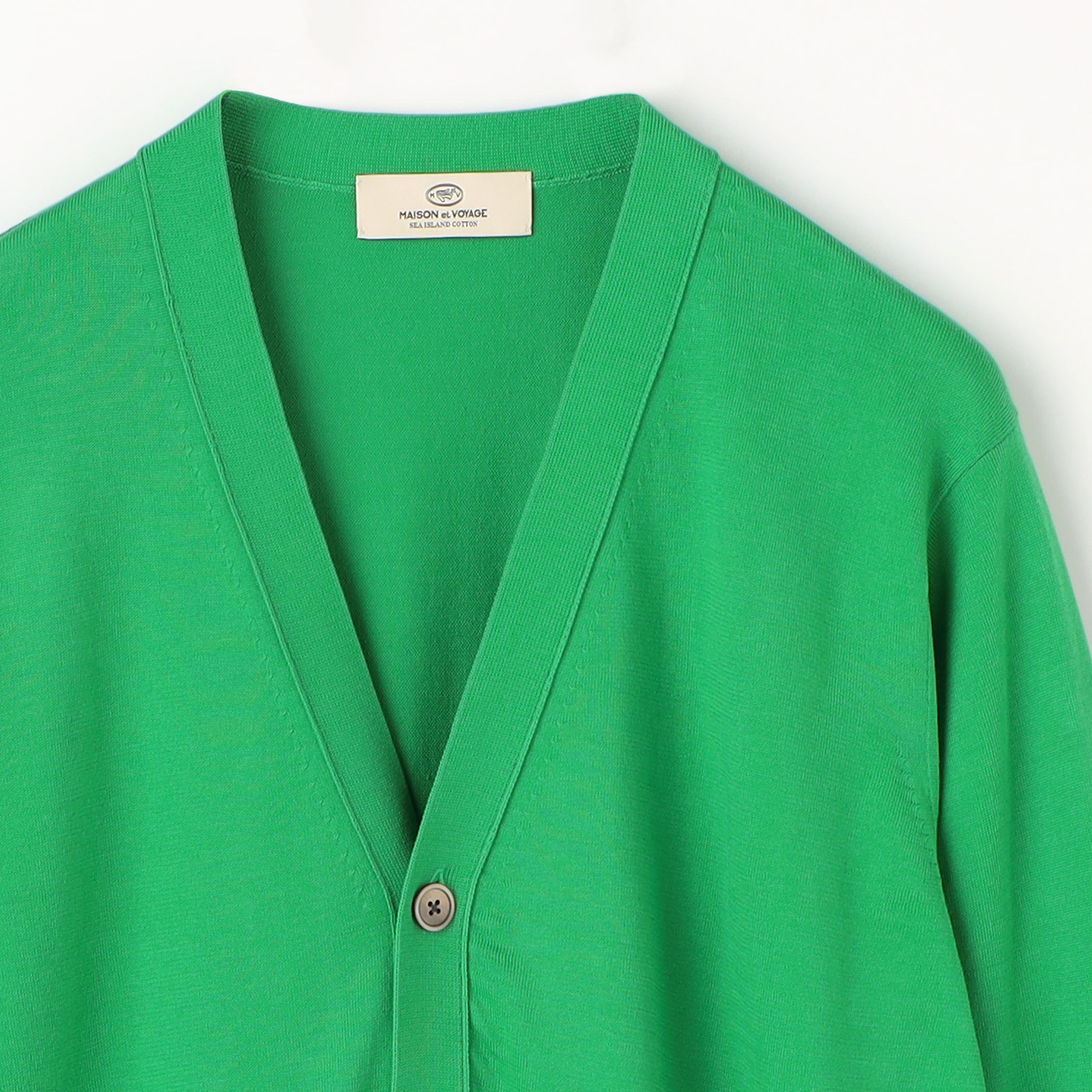 シーアイランドコットン Vネックカーディガン｜トゥモローランド 公式通販
