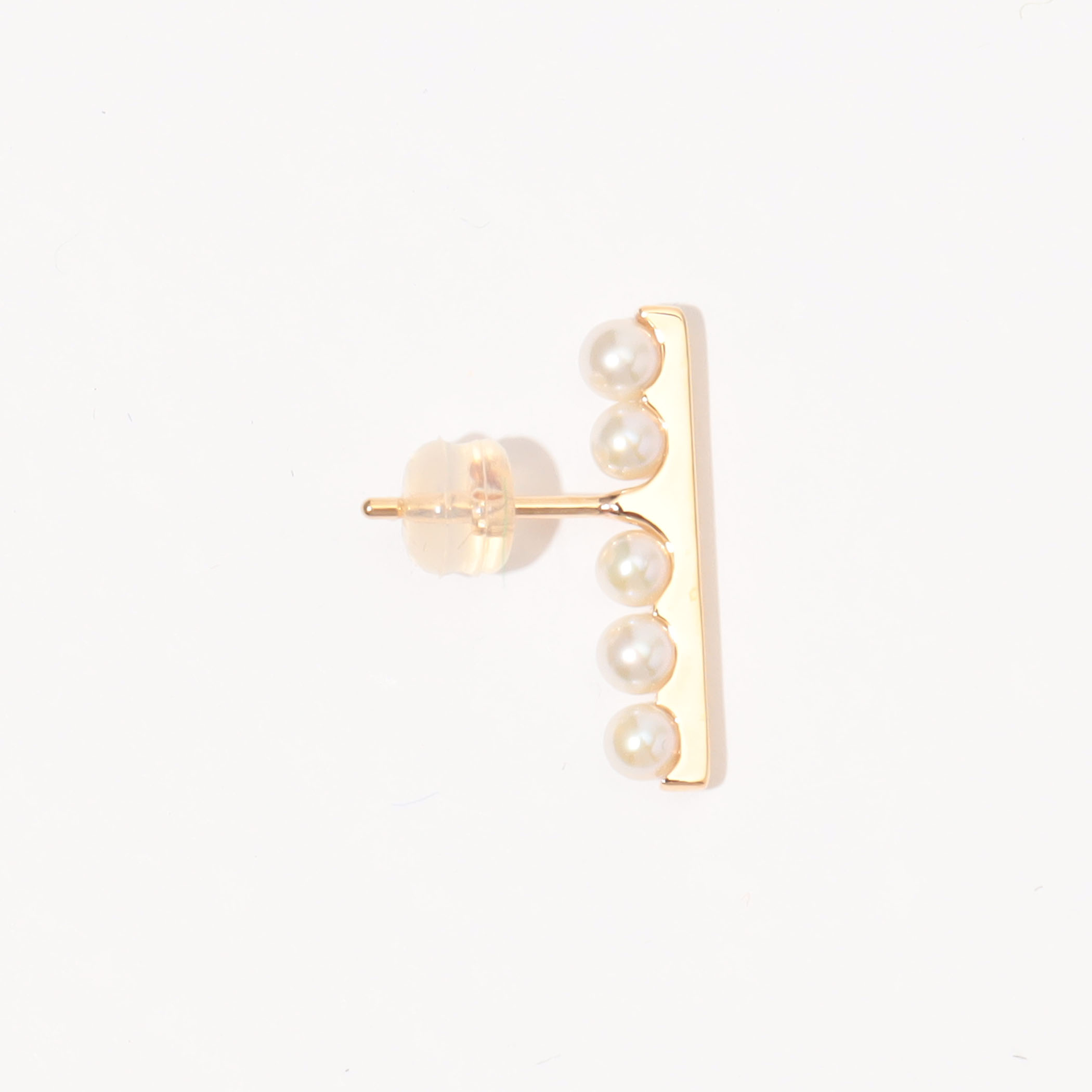 Belugaパール ピアス　ヒロタカ　(片耳) Hirotaka（ヒロタカ) Beluga Pearl Floating Earring | パール