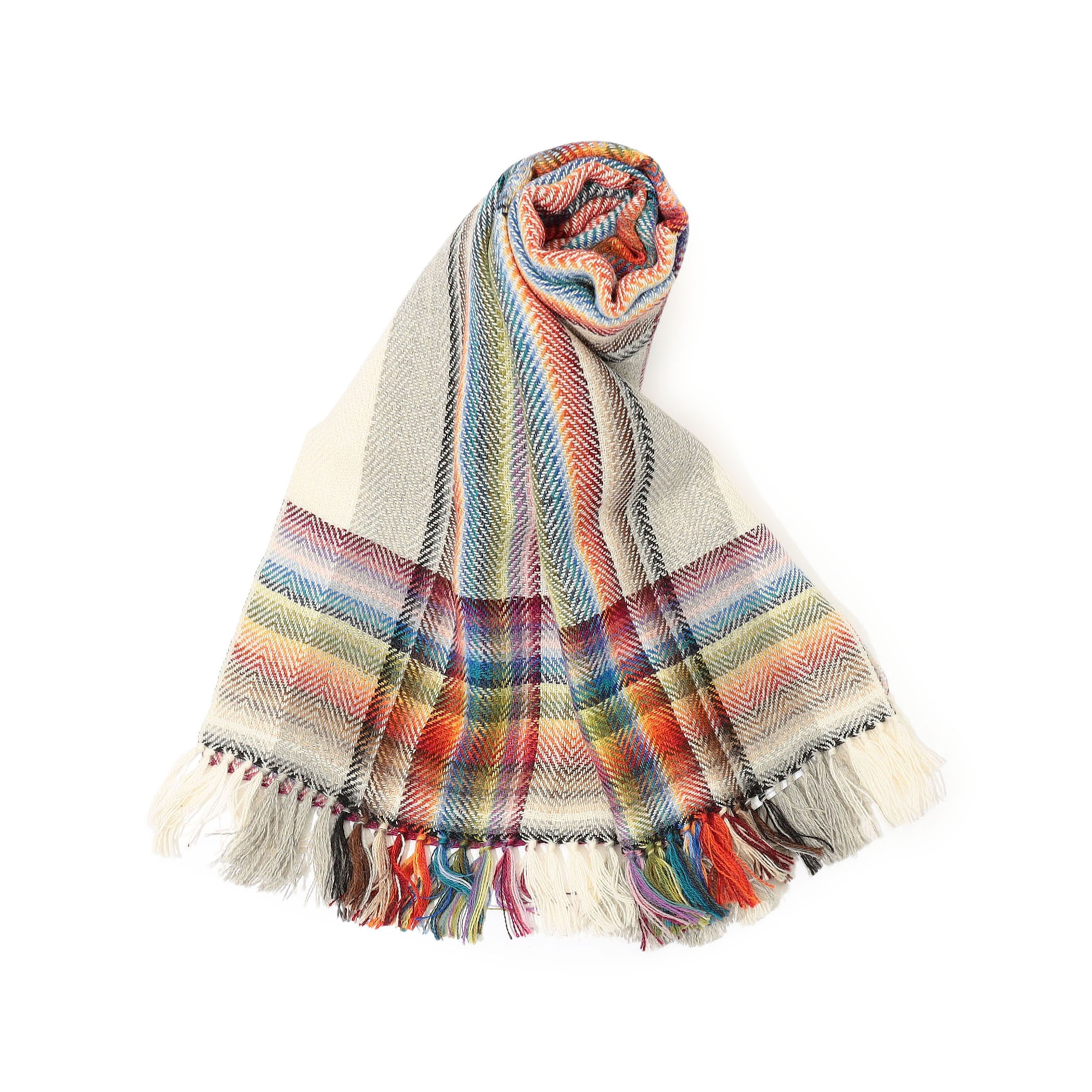 THE INOUE BROTHERS Multi Coloured Scarf