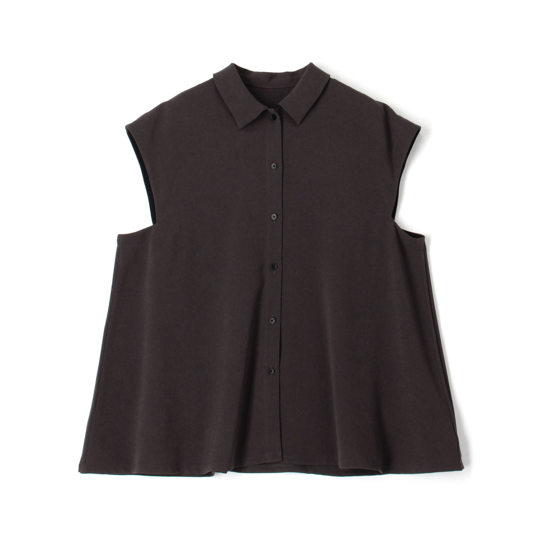 【WEB先行予約】ジャージーライクジョーゼット フレアブラウス