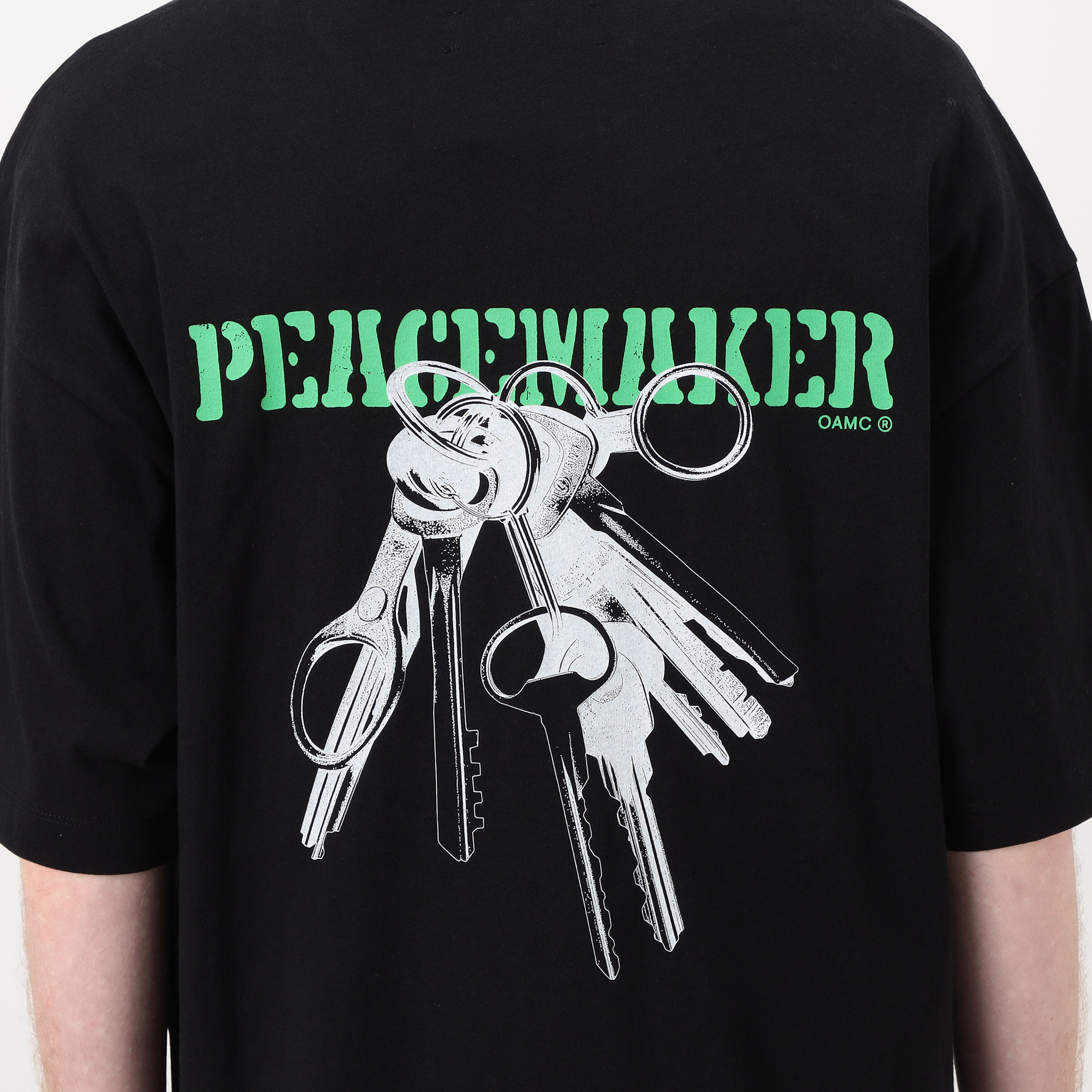 OAMC / Peacemaker Oversize Tee Keys Print バックプリントTシャツ 