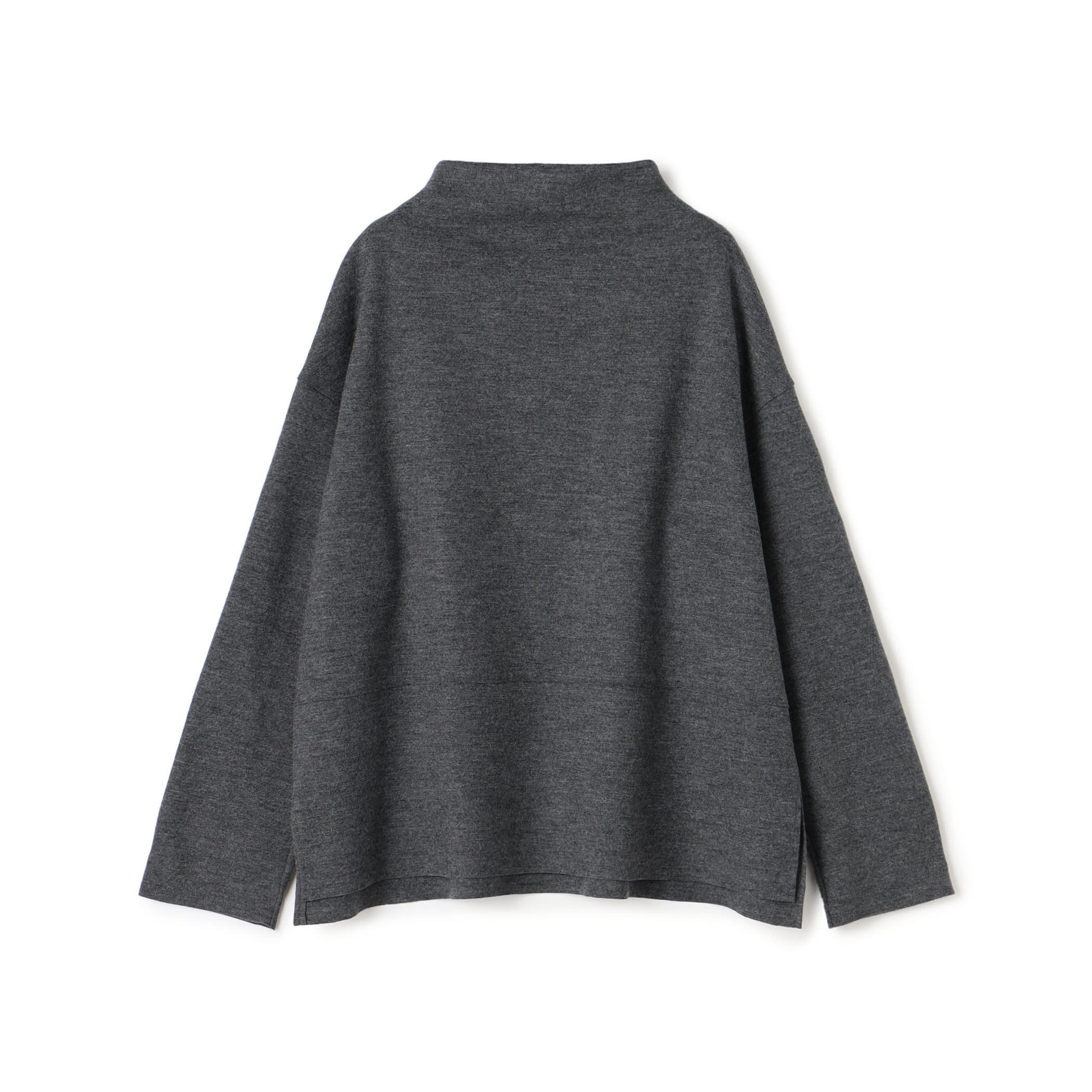 ウールミルドスムース ビルドネックプルオーバー