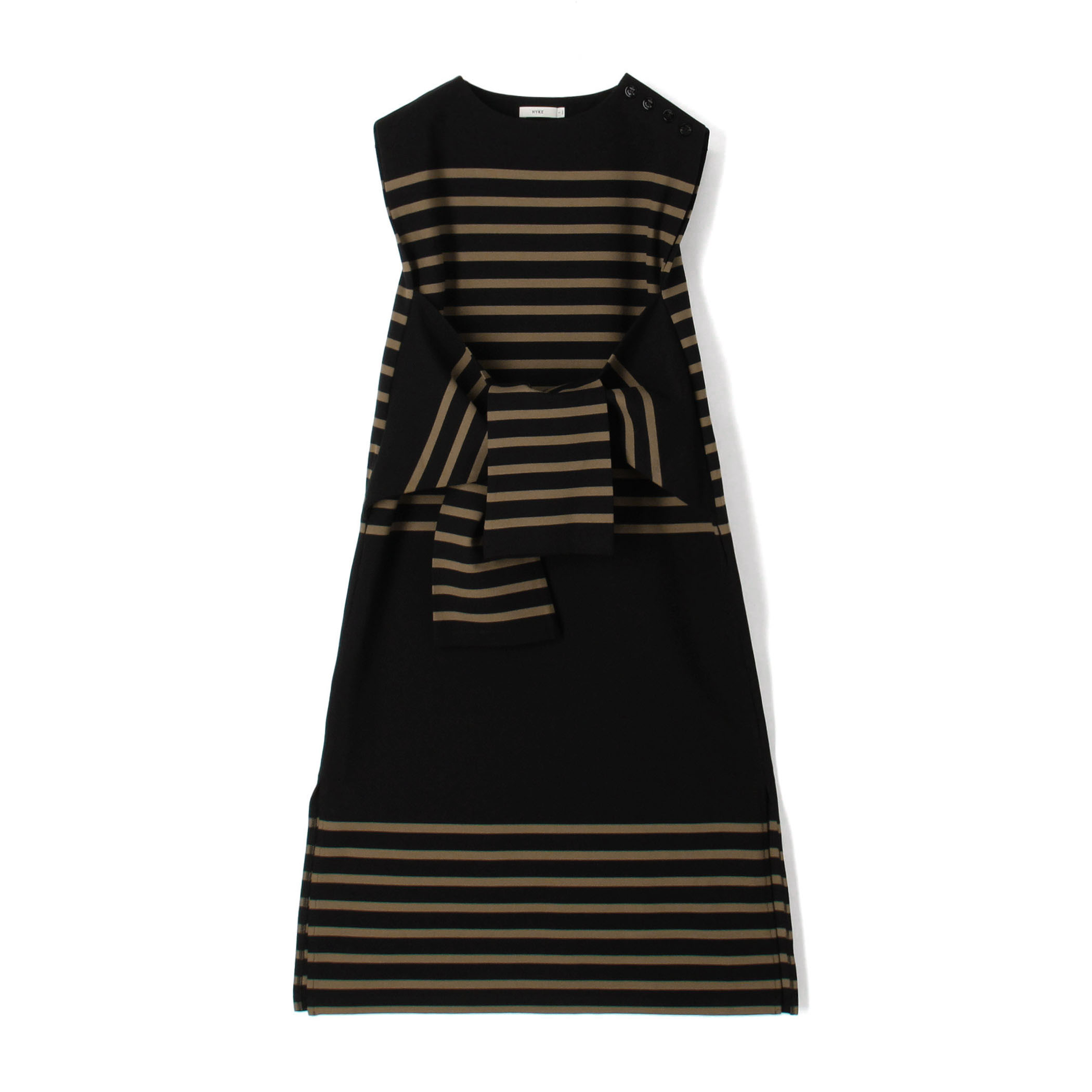 HYKE TIE-DETAIL BASQUE DRESS バスクドレス