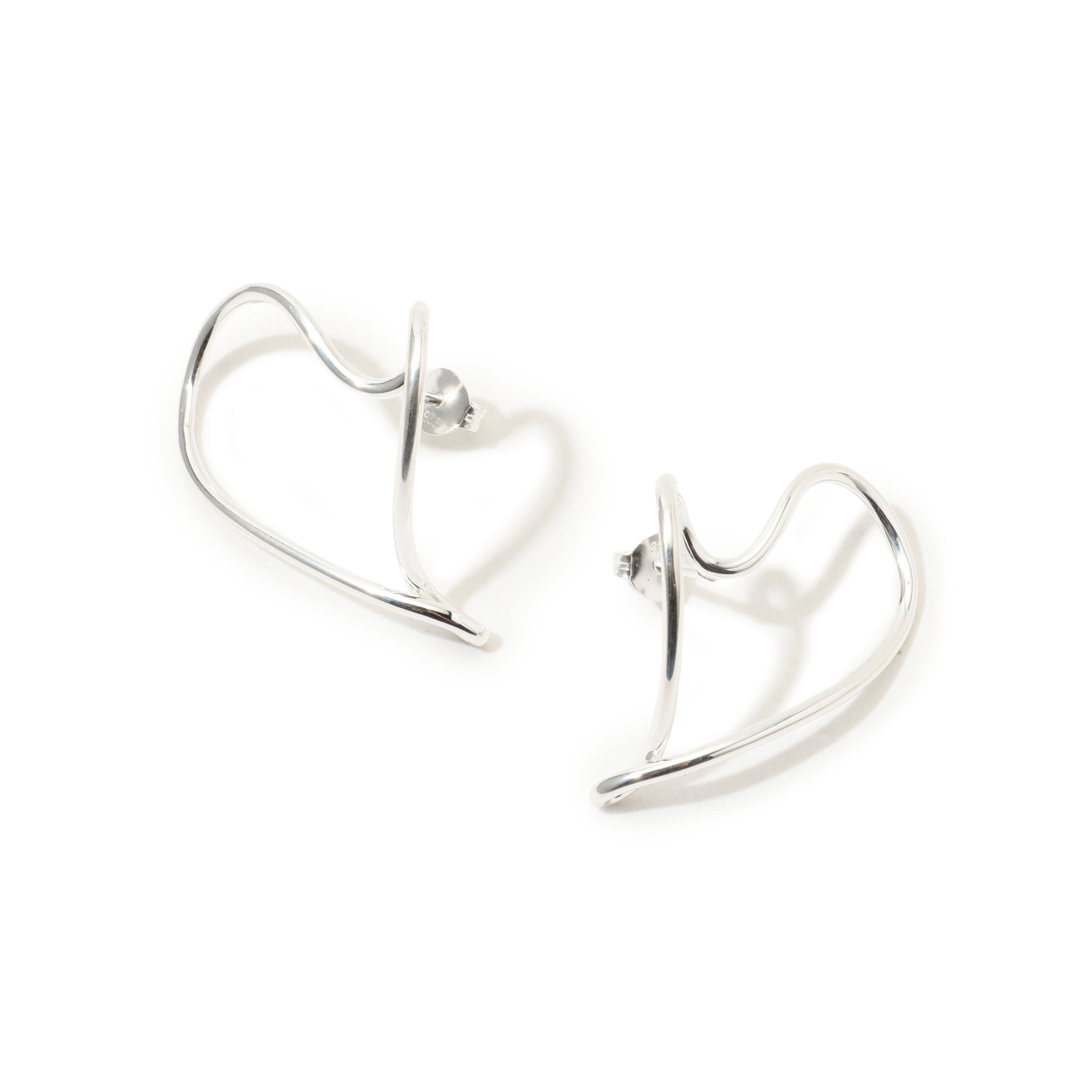 BAR Jewellery DANCING HEARTS シルバーピアス BAR Jewellery DANCING HEARTS シルバーピアス