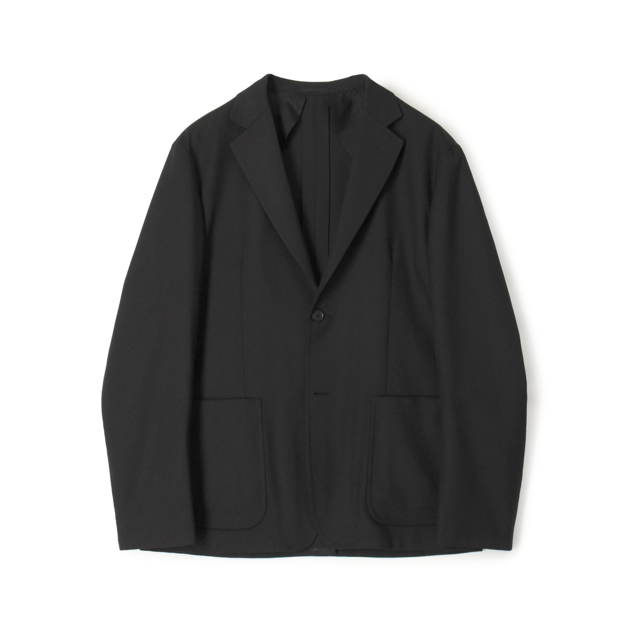 ウールポリエステル シングルブレステッド 2Bジャケット V.B.CANONICO
