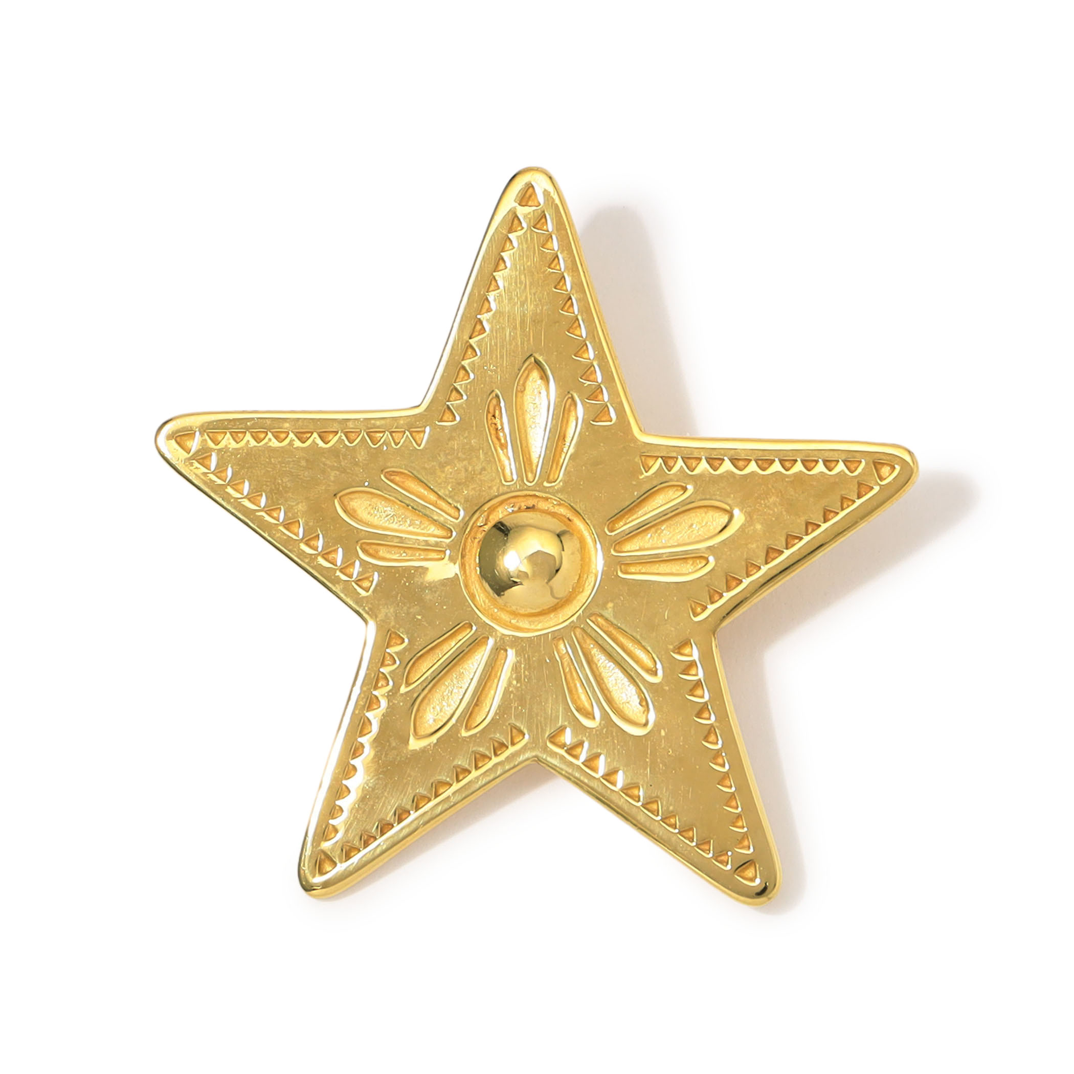 ADRAR Star ゴールド ブローチピン