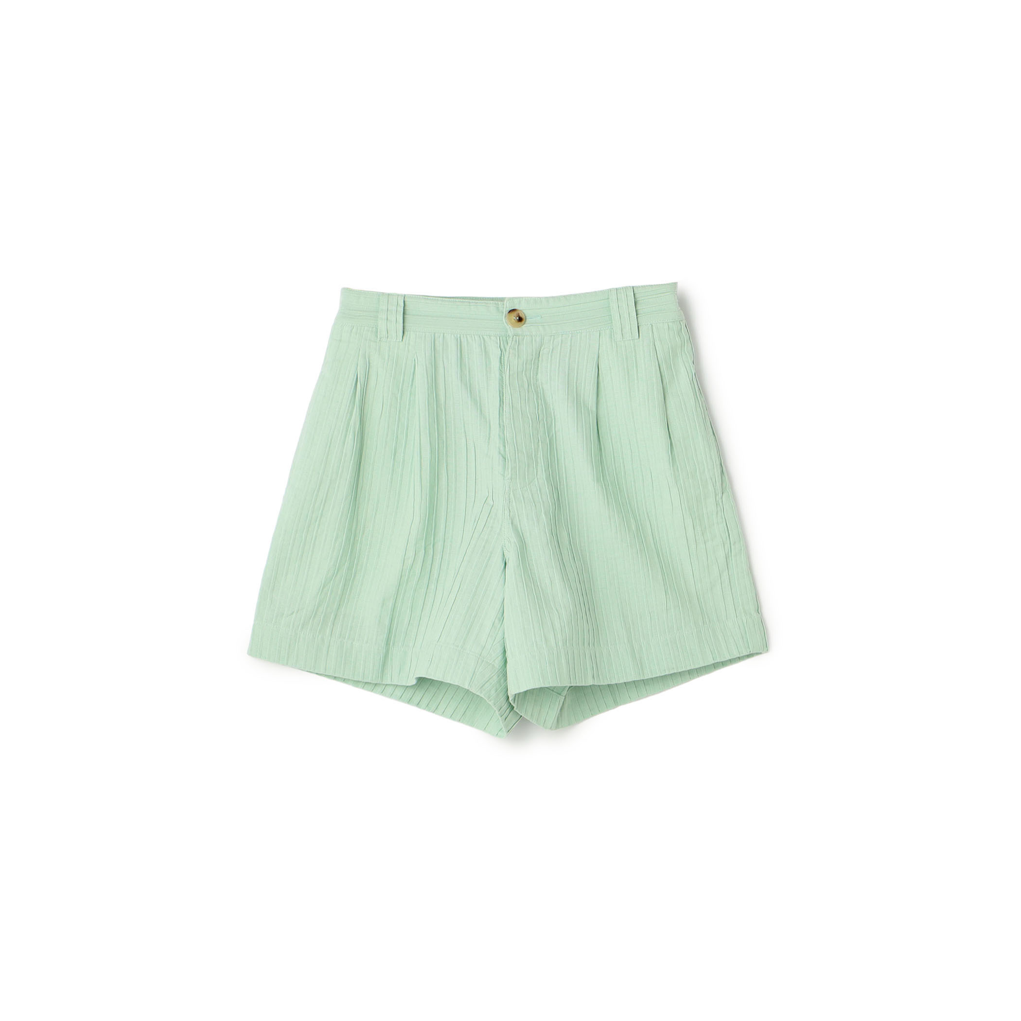 erEvan LE SHORT ESCALET コットンドビー ショートパンツ