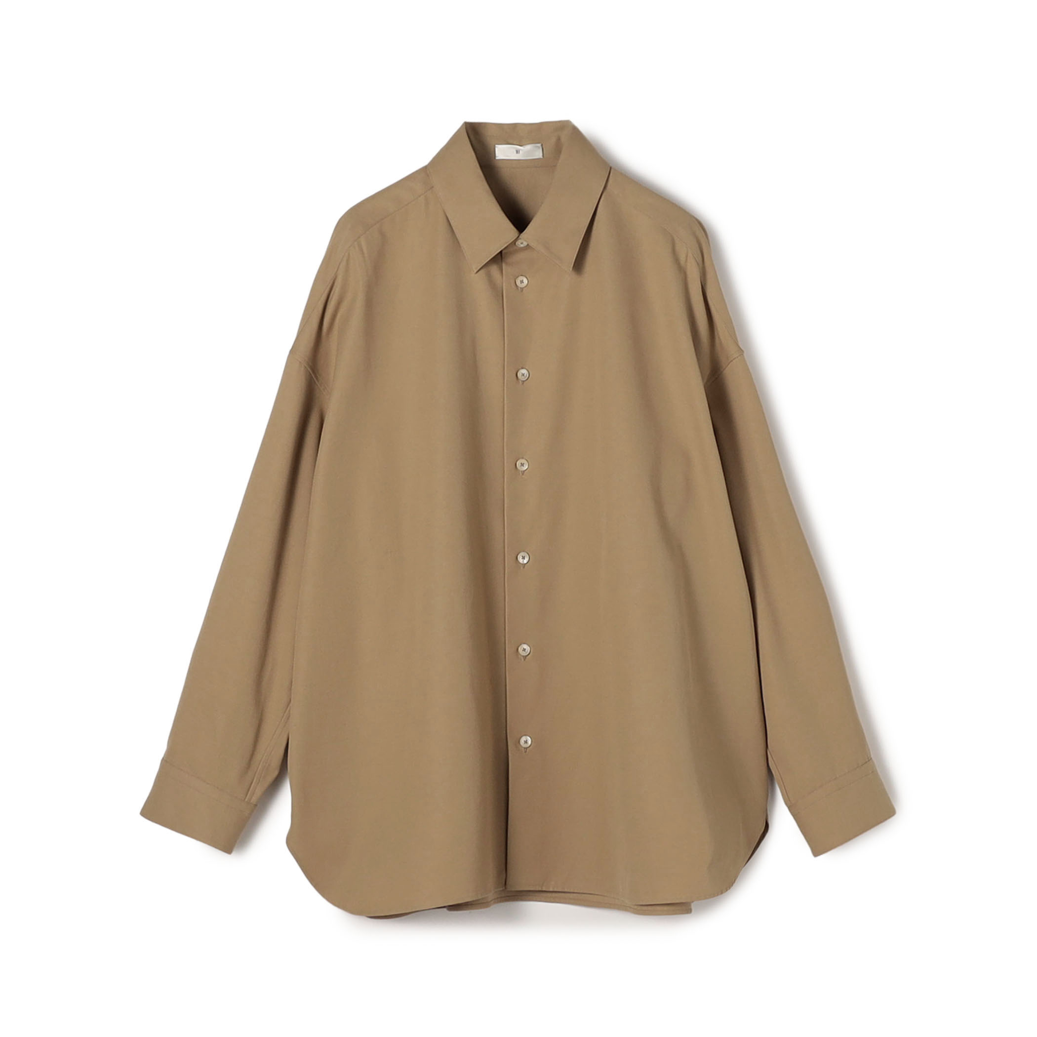コットンカシミヤ レギュラーカラーシャツ